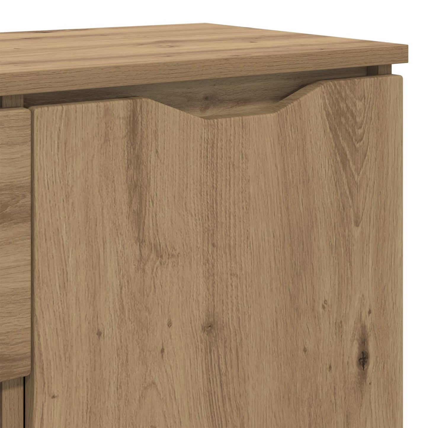 Dressoir Artisan Eiken 100 x 30 x 65,6 Bewerkt hout is nu te koop bij PeponiXL, paradijselijk wonen!