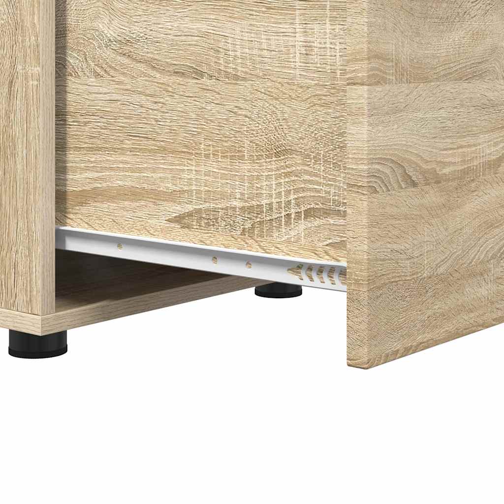Badkamer Kast Sonoma Eiken 40,5 x 40 x 44 cm Bewerkt hout is nu te koop bij PeponiXL, paradijselijk wonen!