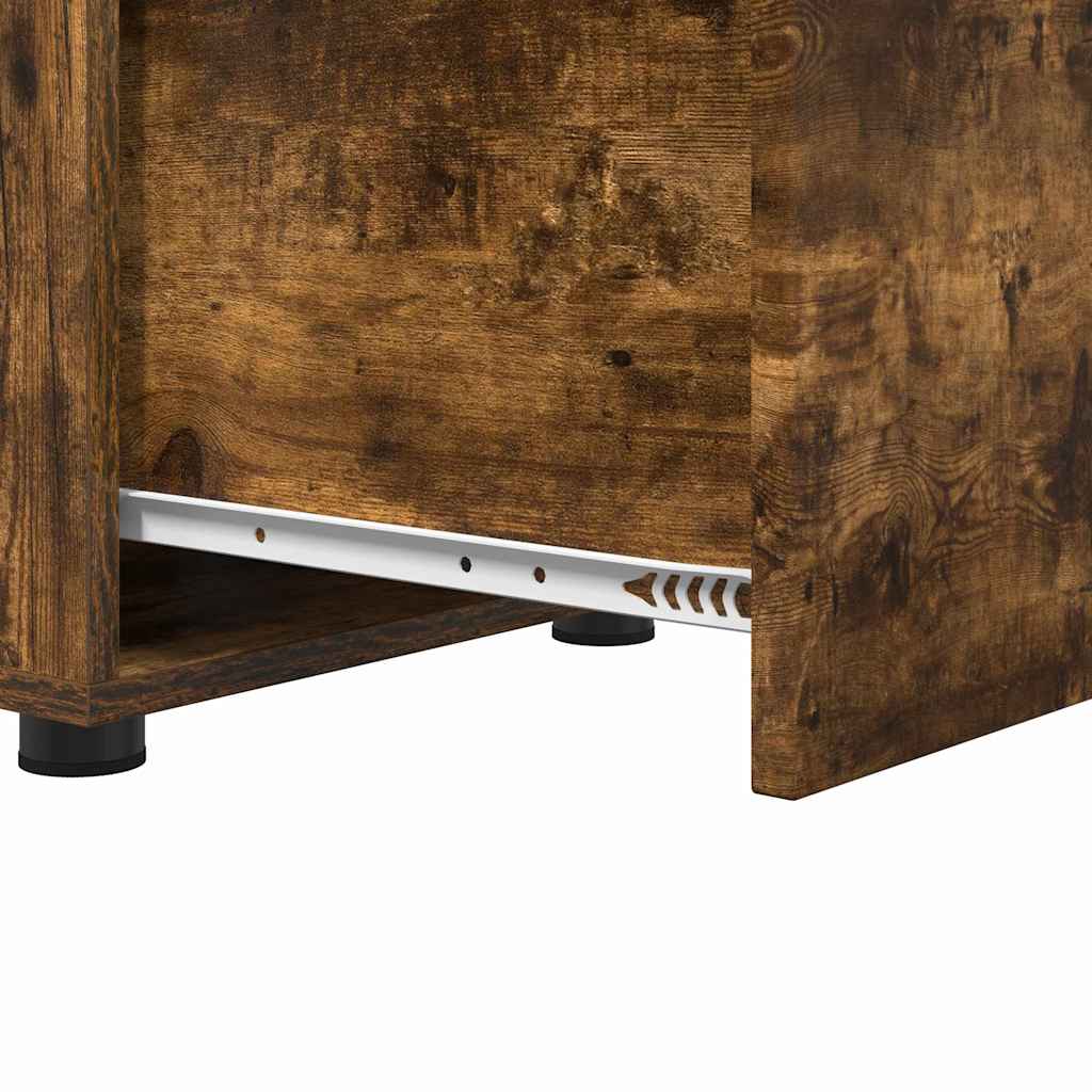 Badkamer Kast Gerookt eiken 40,5 x 40 x 44 cm Bewerkt hout is nu te koop bij PeponiXL, paradijselijk wonen!