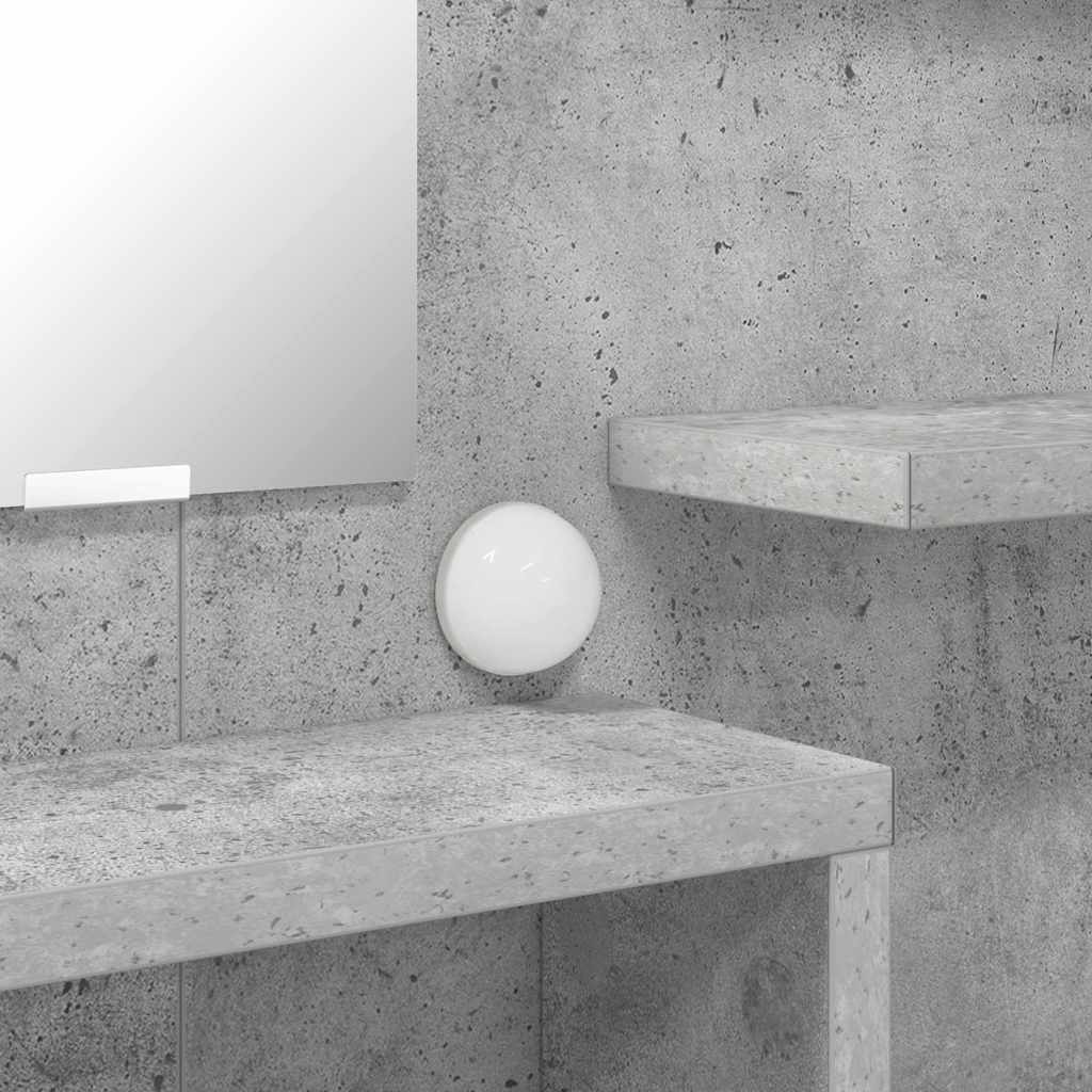 Slaapkamer Kaptafels met lade Beton Grijs 80 x 39,6 x 135 cm is nu te koop bij PeponiXL, paradijselijk wonen!