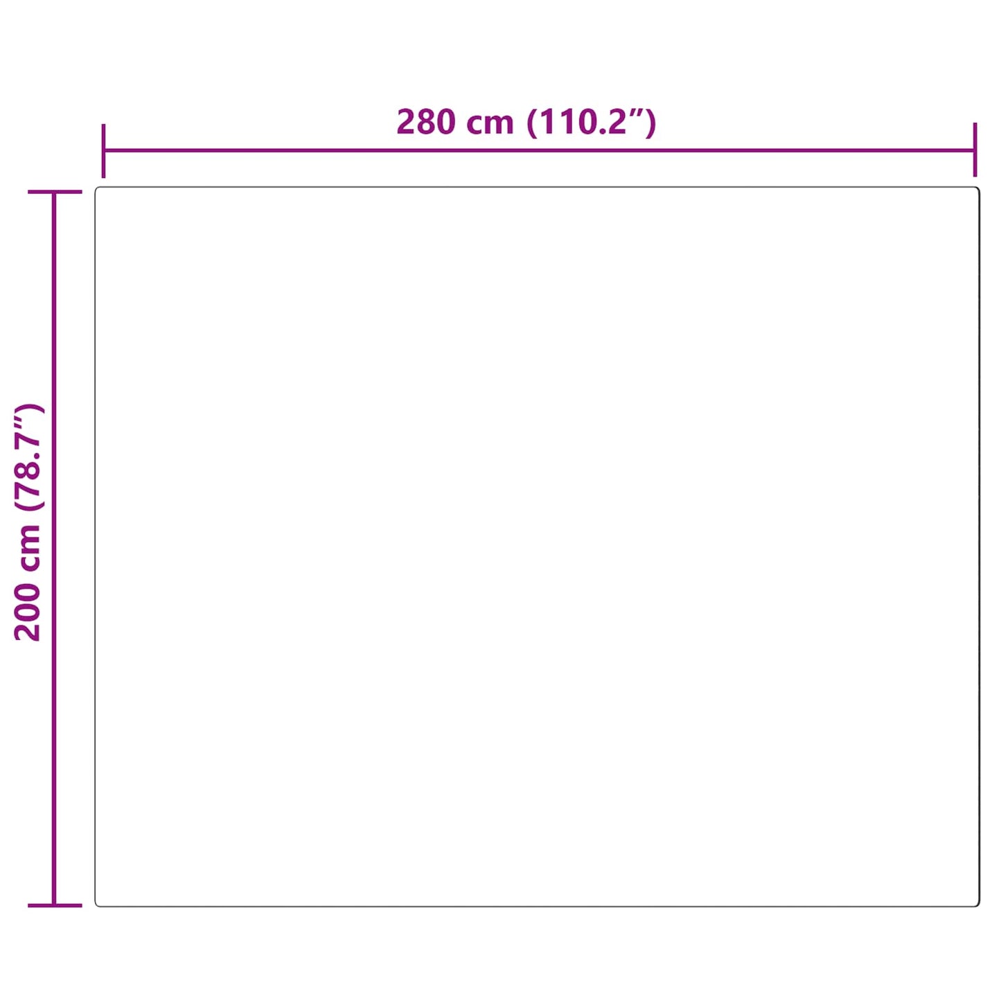 Tapijt van imitatie TAFALLA Wit 200 x 280 cm Polyester is nu te koop bij PeponiXL, paradijselijk wonen!