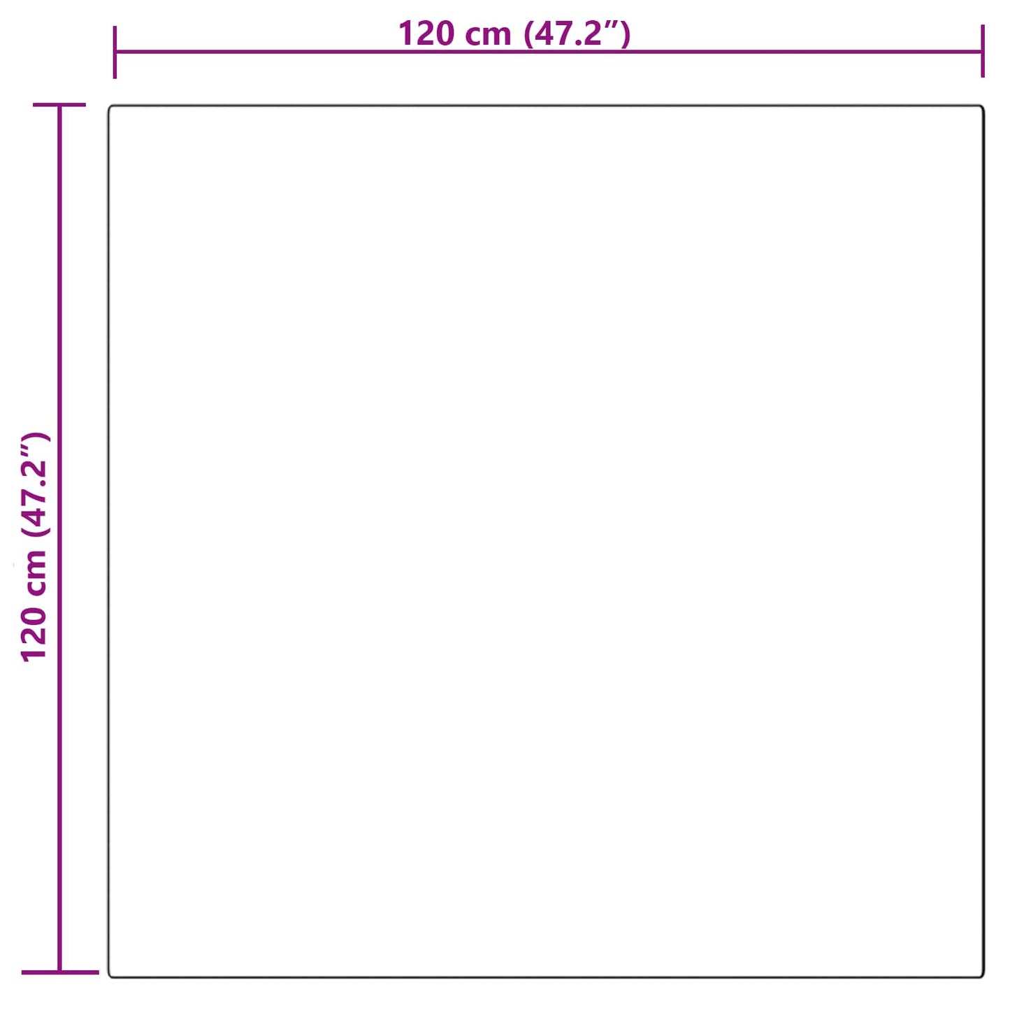 Tapijt van imitatie TAFALLA Beige 120 x 120 cm Polyester is nu te koop bij PeponiXL, paradijselijk wonen!