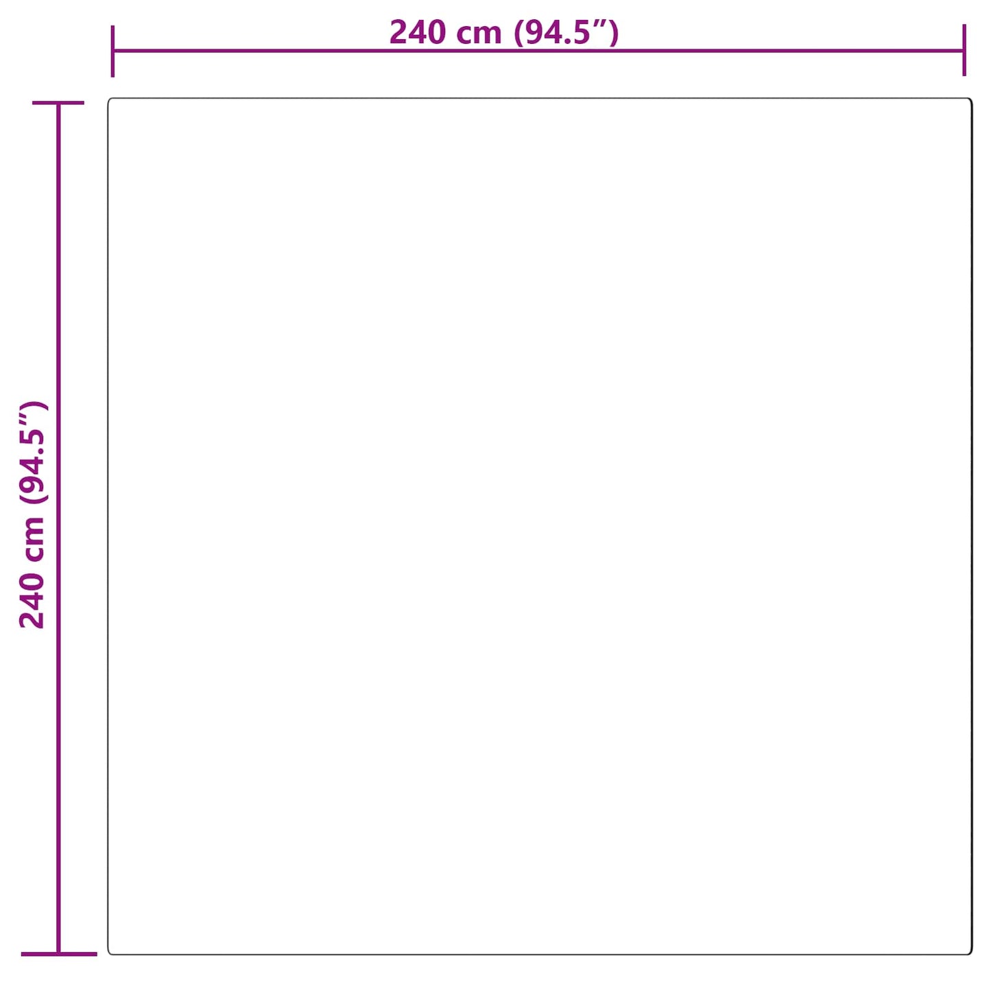 Tapijt van imitatie TAFALLA Beige 240 x 240 cm Polyester is nu te koop bij PeponiXL, paradijselijk wonen!
