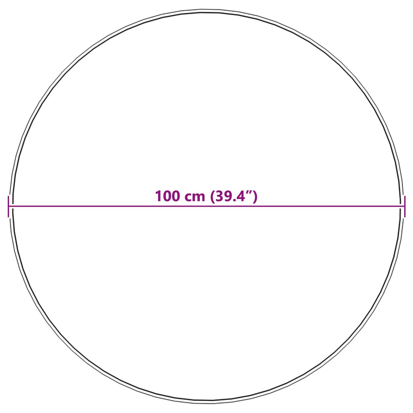 Nep Schapenvacht Tapijt Tafalla Roze Ø 100 cm Polyester is nu te koop bij PeponiXL, paradijselijk wonen!