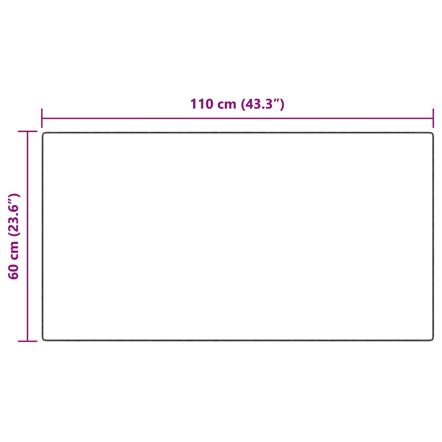 Tapijt van imitatie TAFALLA Antracietkleurig 60 x 110 cm is nu te koop bij PeponiXL, paradijselijk wonen!