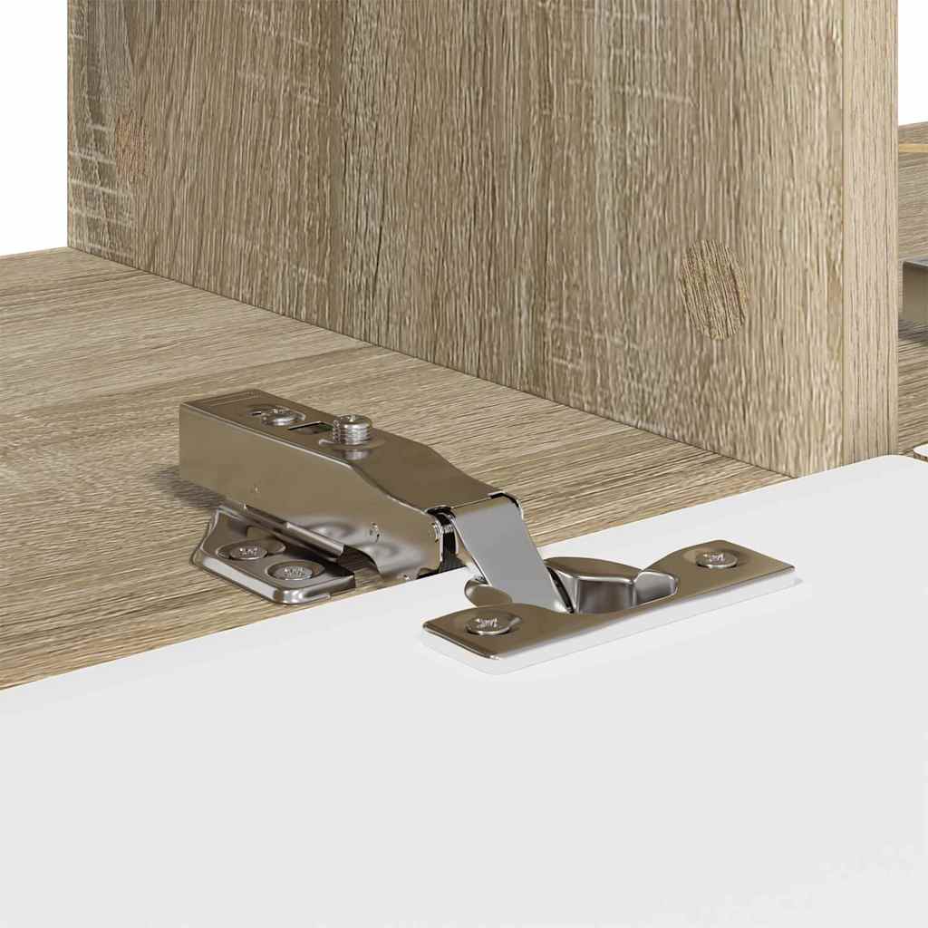 TV Wandkast 2 pcs Sonoma 78,5 x 31 x 29,5 cm Bewerkt hout is nu te koop bij PeponiXL, paradijselijk wonen!