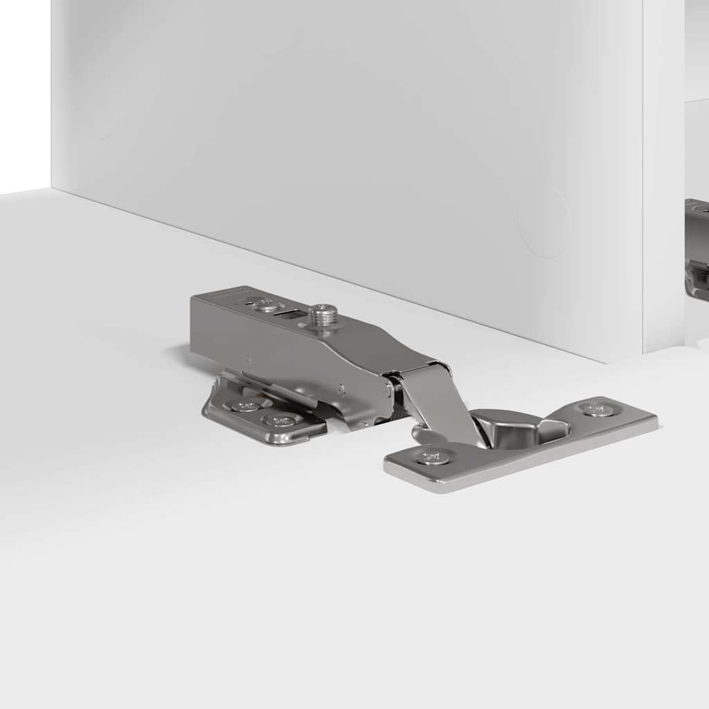 TV Wandkast 2 pcs Wit 98 x 31 x 29,5 cm Bewerkt hout is nu te koop bij PeponiXL, paradijselijk wonen!
