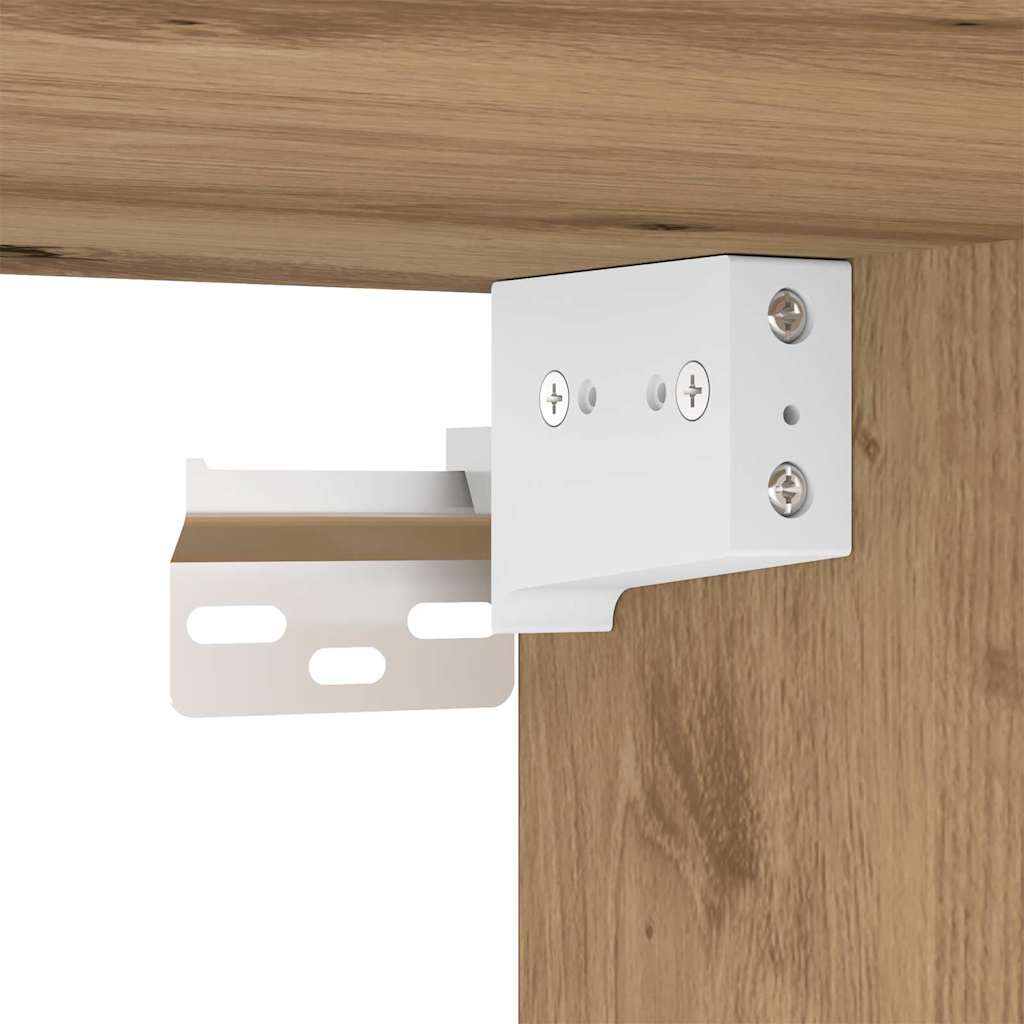 TV Wandkast Ambachtelijk eiken 30 x 31 x 60 cm Bewerkt hout is nu te koop bij PeponiXL, paradijselijk wonen!