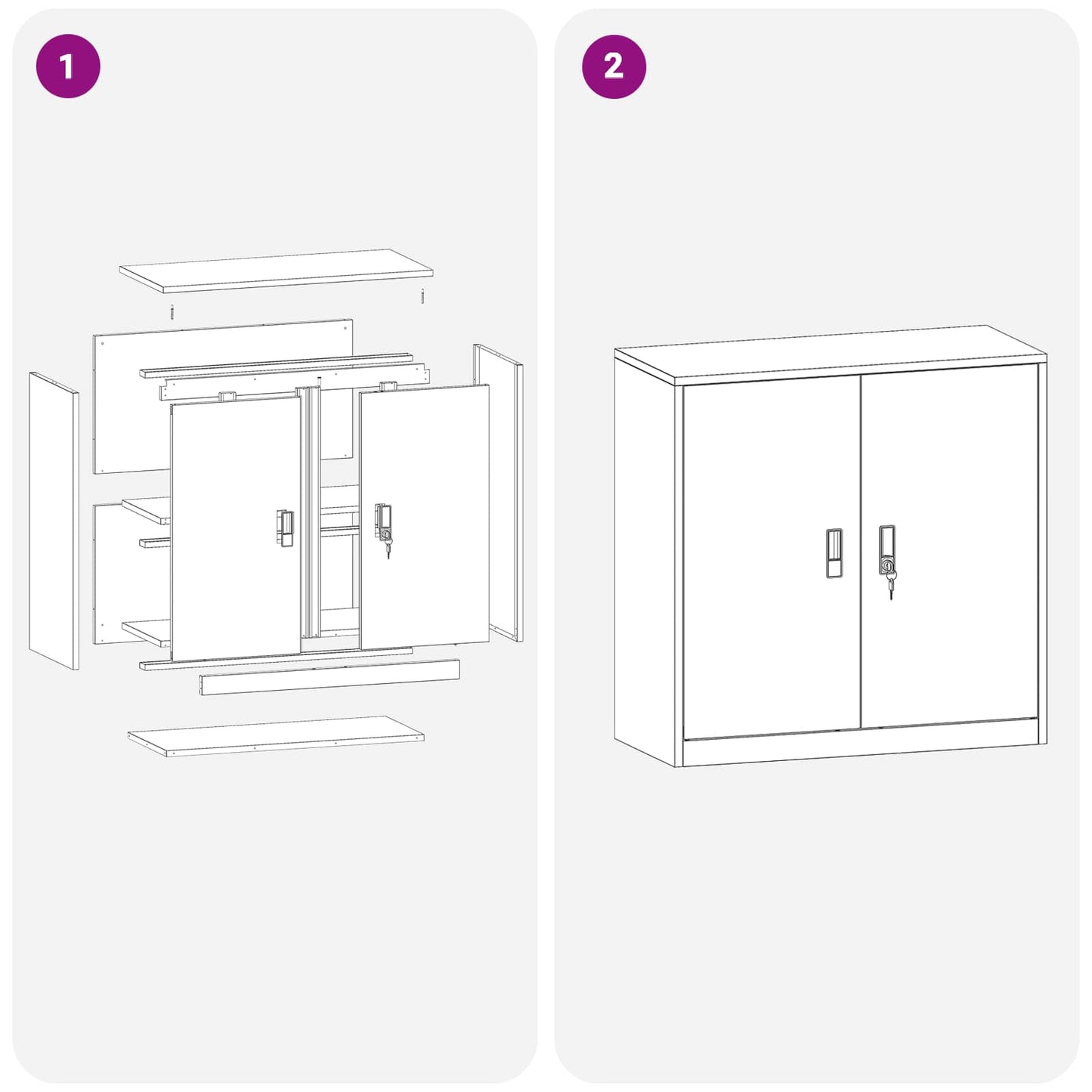 Opbergkast Olijf Groen 90 x 40 x 90 cm Staal is nu te koop bij PeponiXL, paradijselijk wonen!