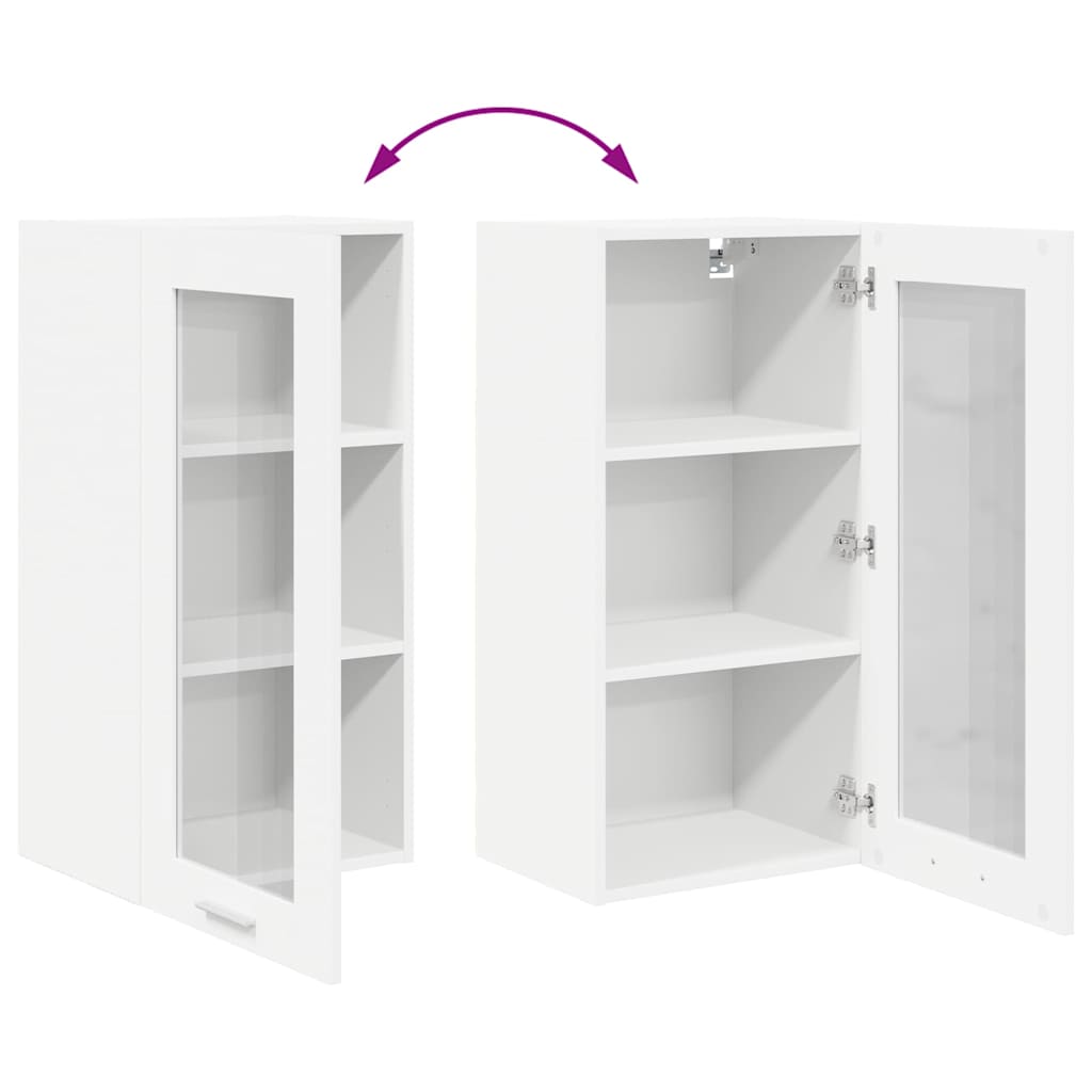 Hangkast met opslag Wit 40 x 31 x 80 cm Bewerkt hout is nu te koop bij PeponiXL, paradijselijk wonen!