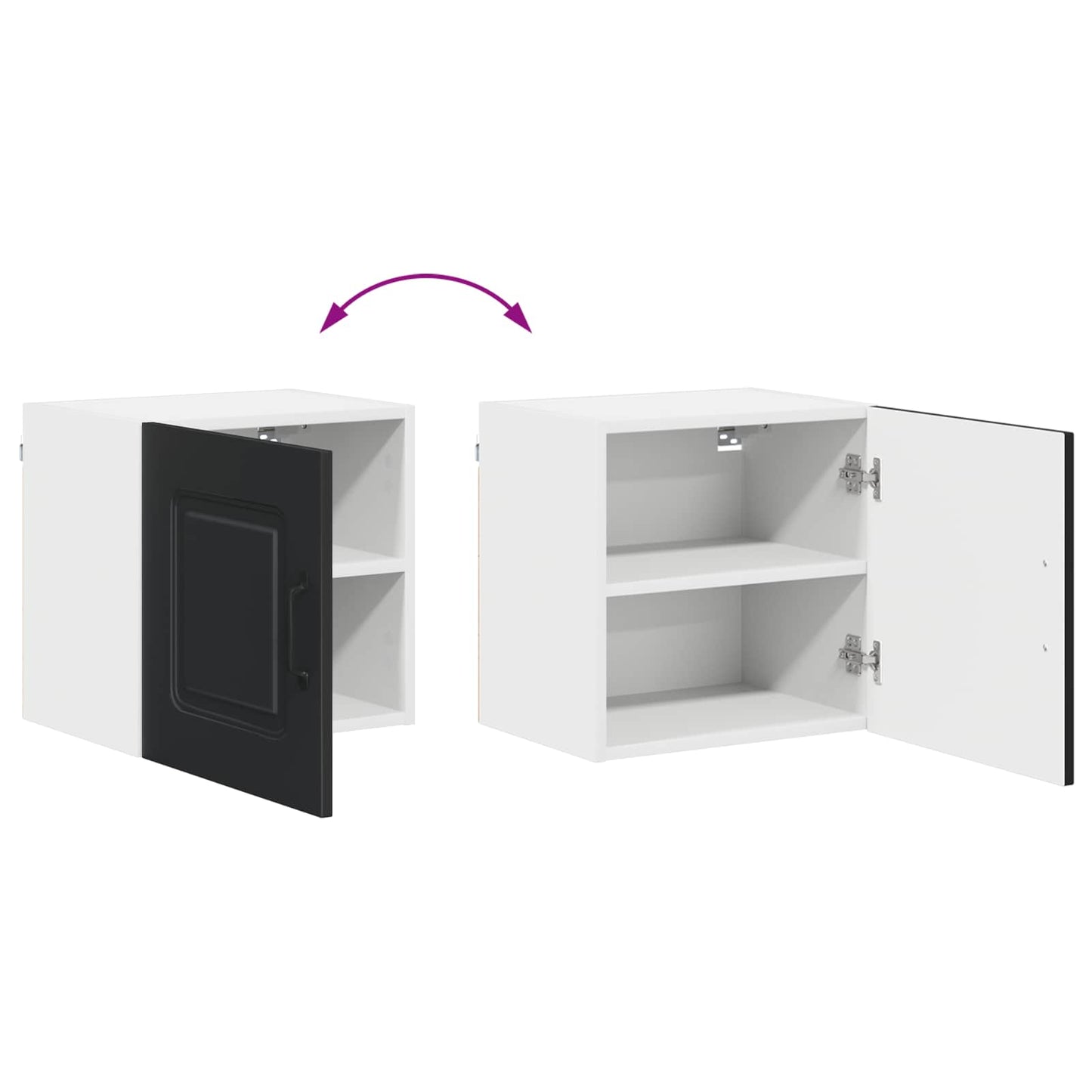 Keukenkast met opslag Kalmar Zwart 40 x 31 x 40 cm Bewerkt hout is nu te koop bij PeponiXL, paradijselijk wonen!