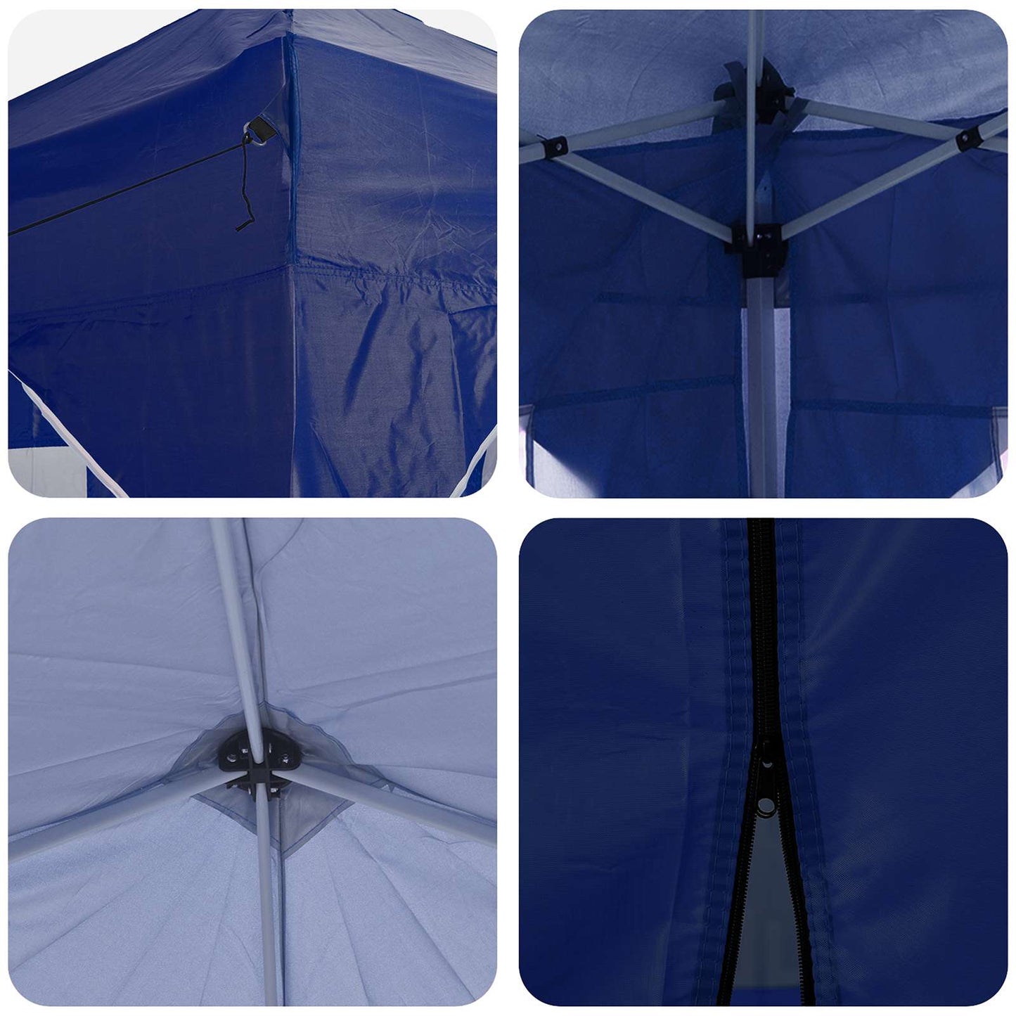 Pop-up Feesttent Blauw 575 x 288 x 245 cm Oxford Stof is nu te koop bij PeponiXL, paradijselijk wonen!