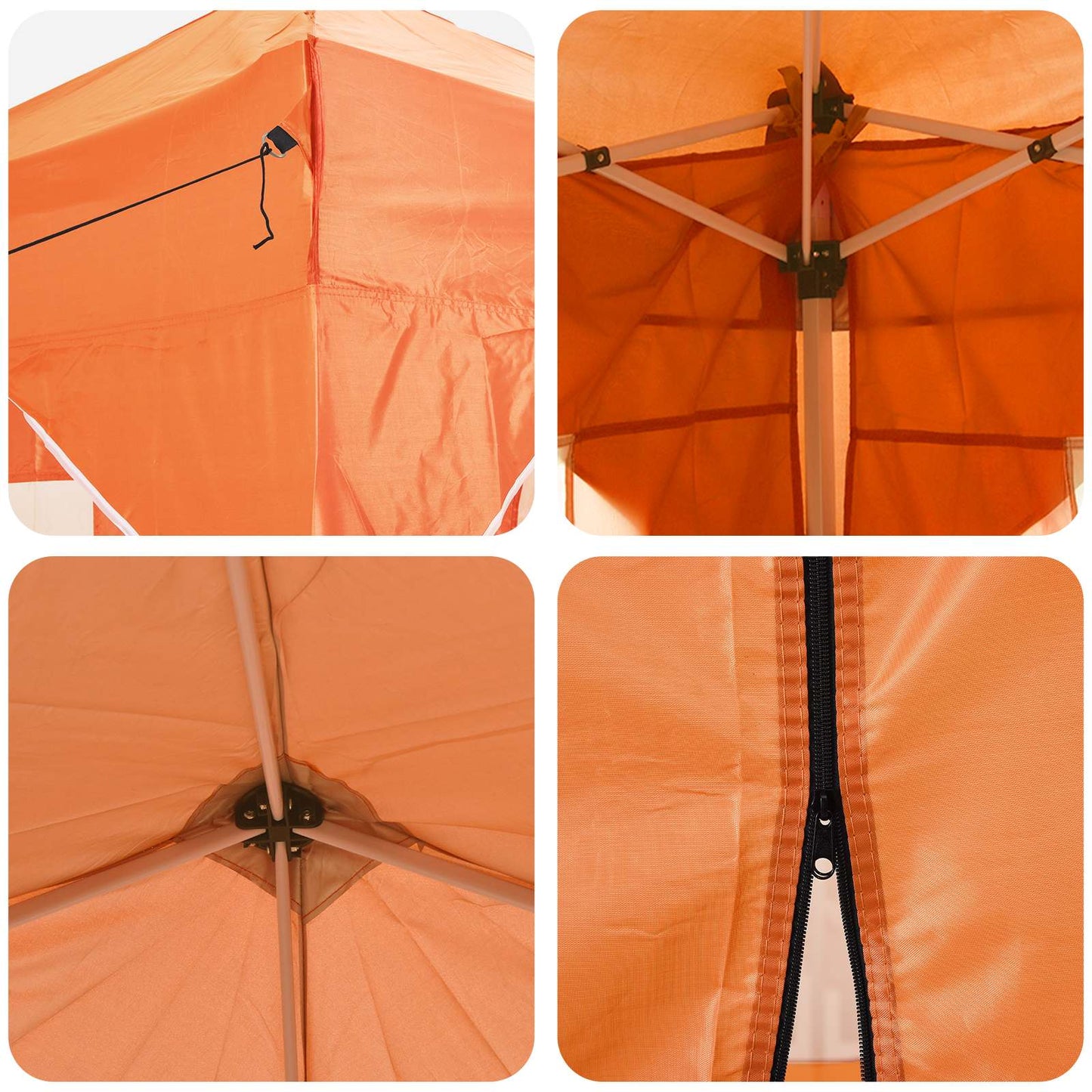 Pop-up Feesttent Oranje 575 x 288 x 245 cm Oxford Stof is nu te koop bij PeponiXL, paradijselijk wonen!