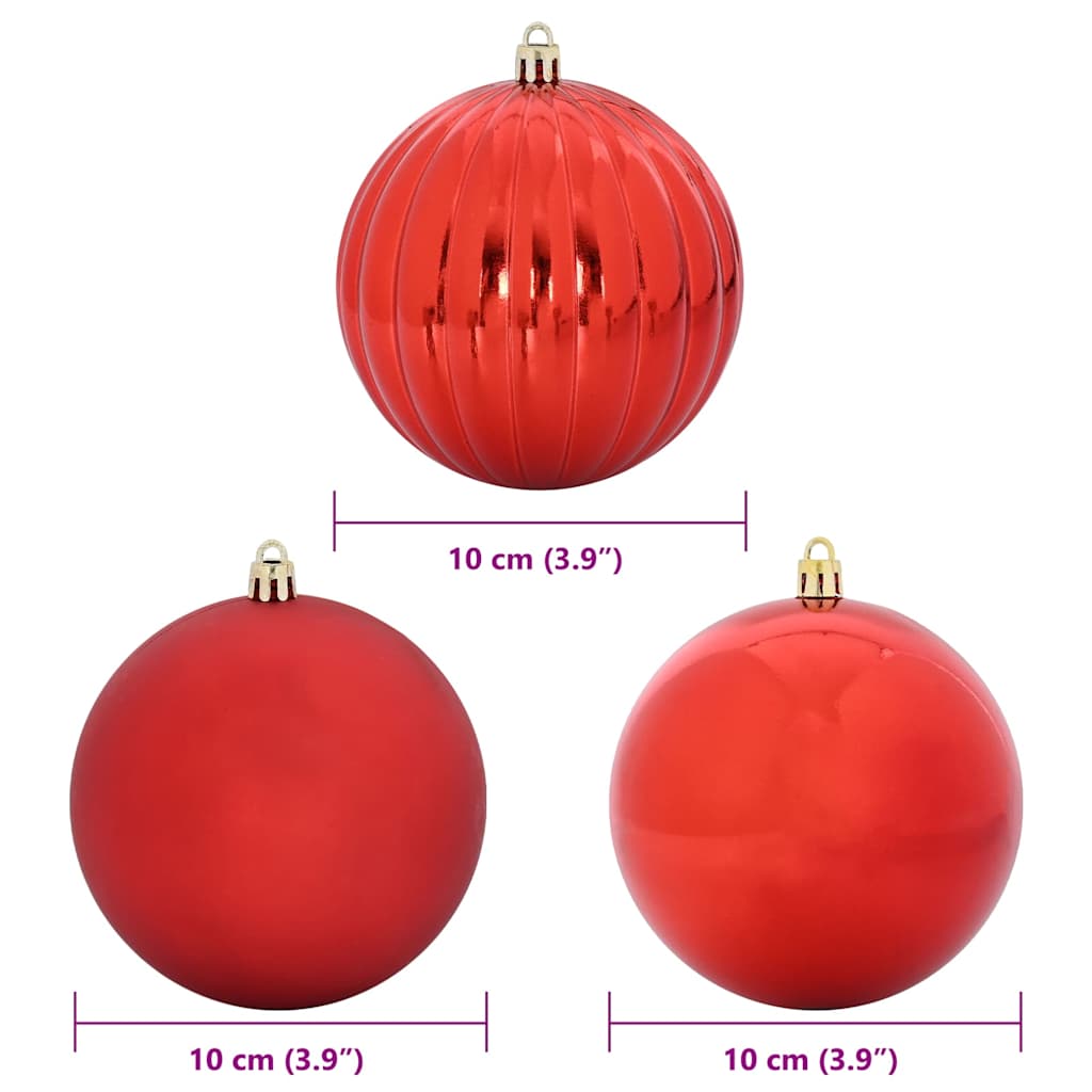 Kerstbalset XL 15 pcs Rood Kunststof is nu te koop bij PeponiXL, paradijselijk wonen!