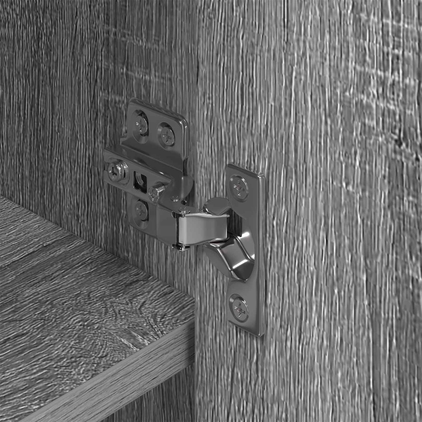 Schoenenkast Grijs Sonoma 79 x 36 x 100 cm Bewerkt hout is nu te koop bij PeponiXL, paradijselijk wonen!