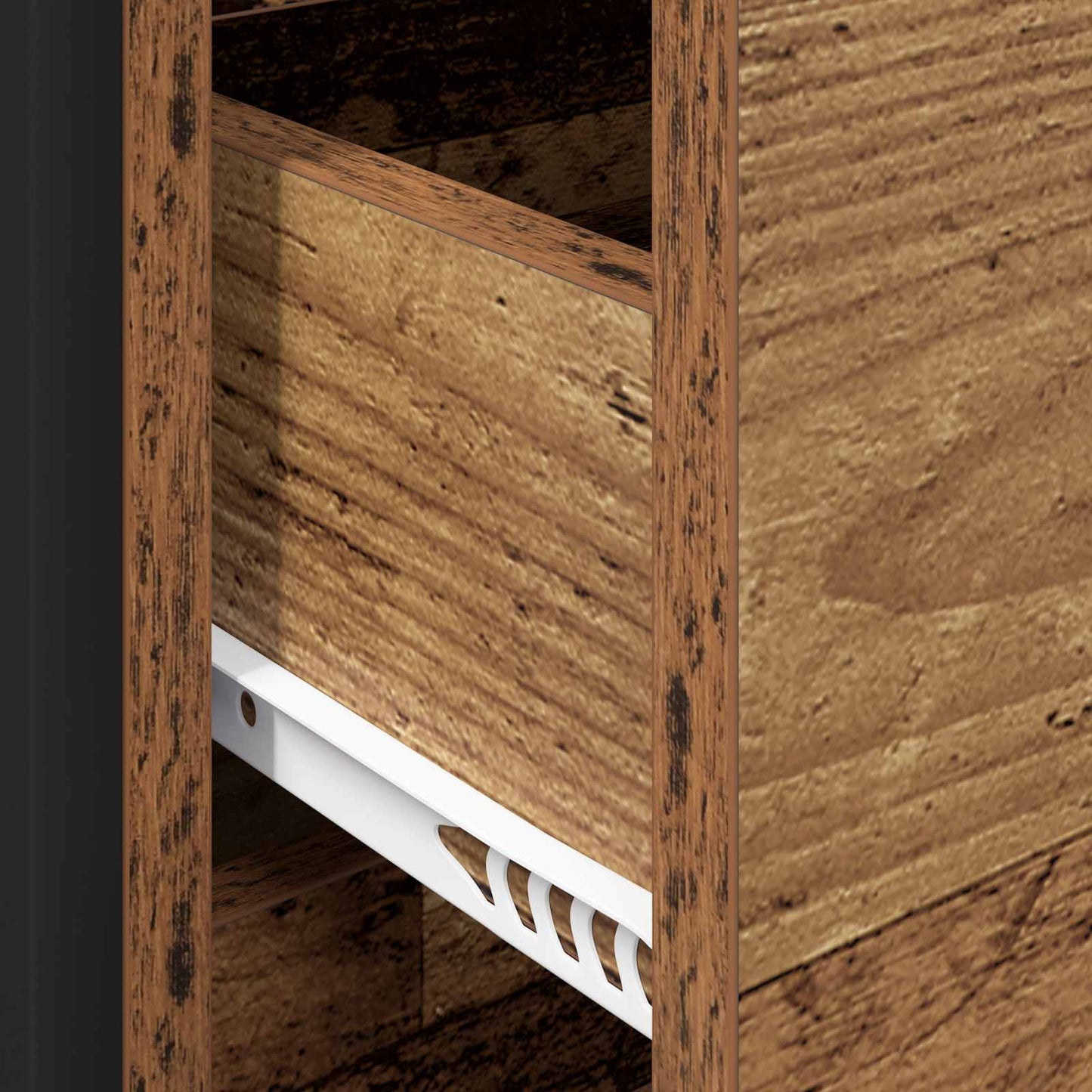 Dressoir met lade Oud Hout 79 x 36 x 75.5 cm Bewerkt hout is nu te koop bij PeponiXL, paradijselijk wonen!