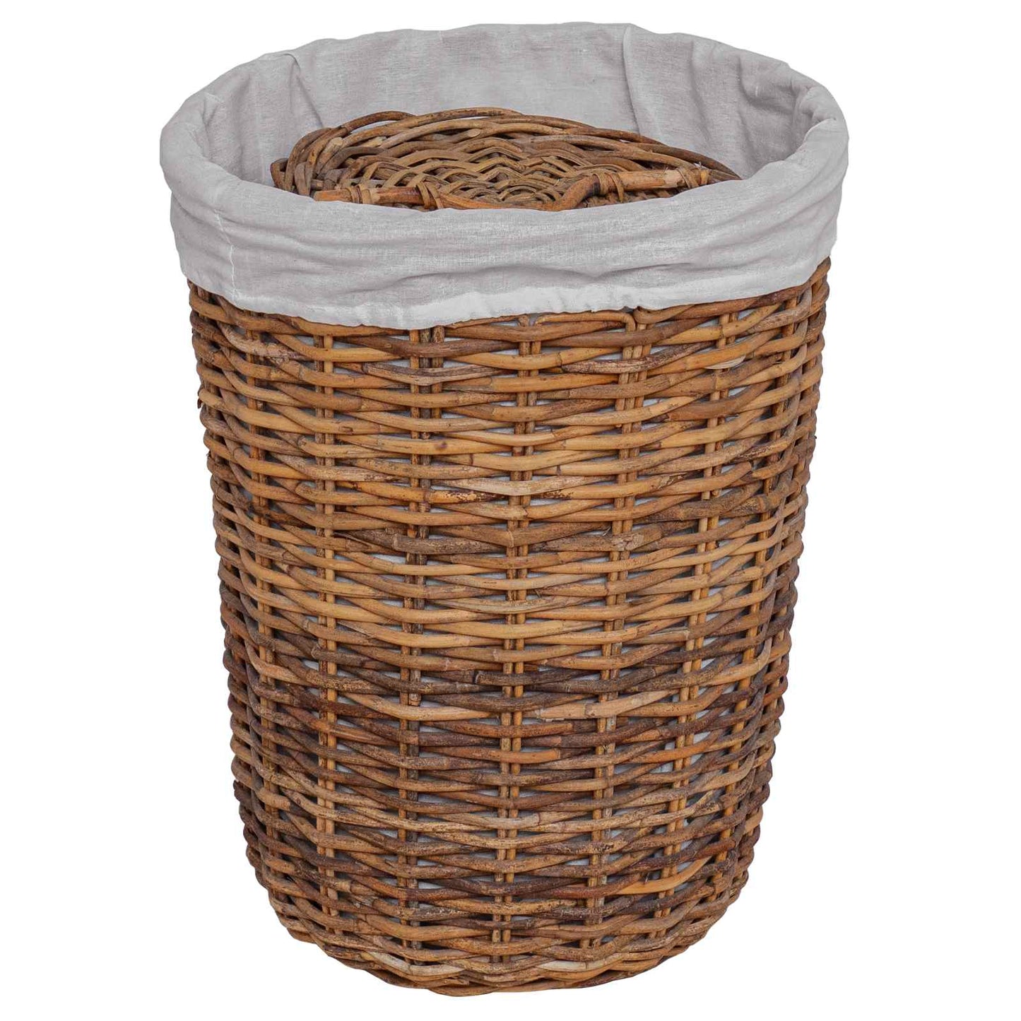 Wasmand 2 pcs Bruin Kubu Rattan is nu te koop bij PeponiXL, paradijselijk wonen!