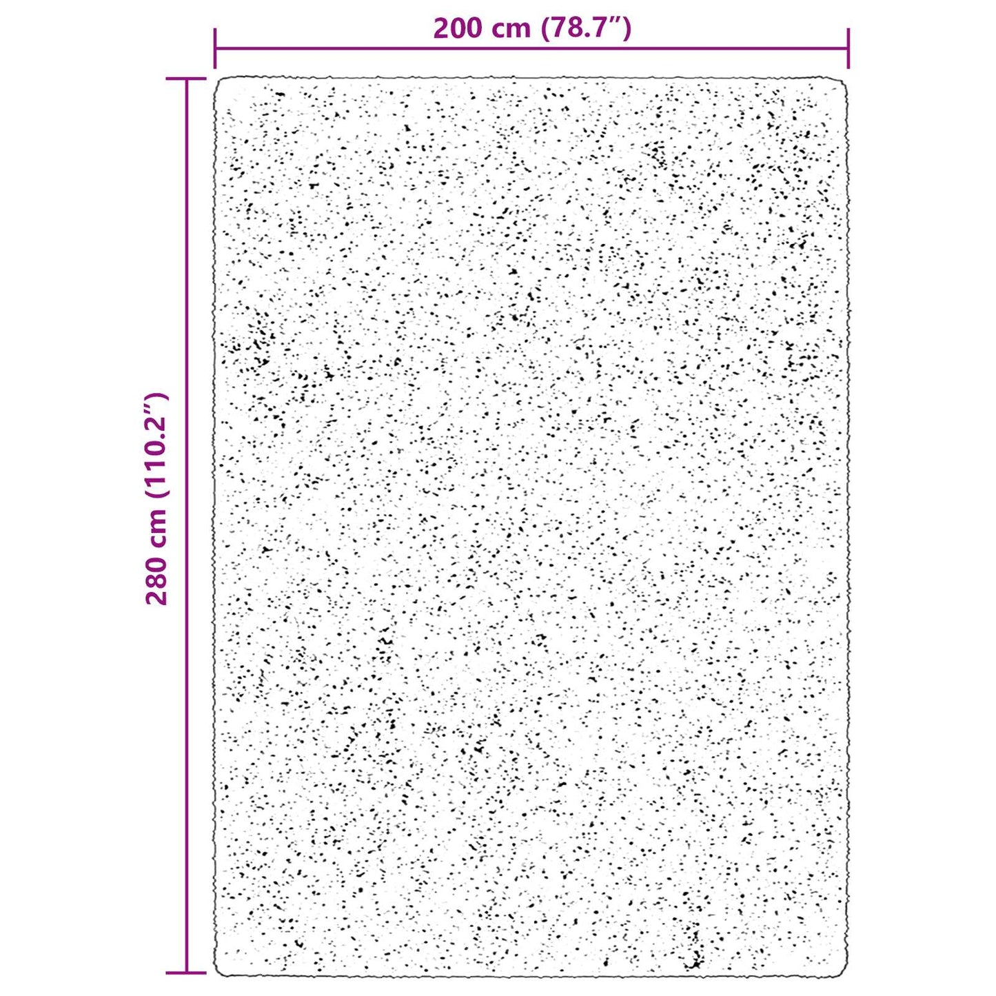 Vloerkleden Rechthoekig HUARTE Bruin 280 x 200 cm Polyester is nu te koop bij PeponiXL, paradijselijk wonen!