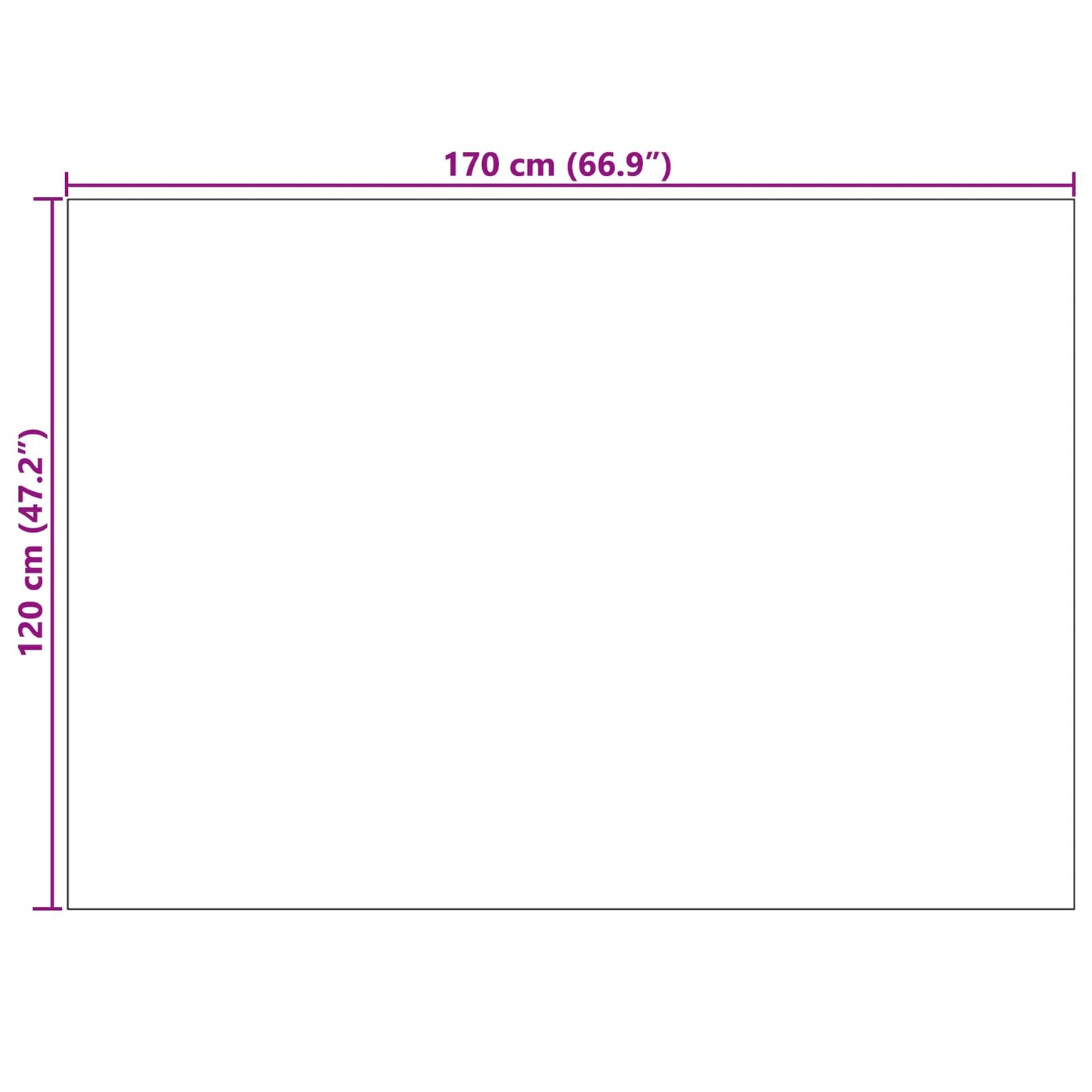 Vloerkleden Rechthoekig PALMERAS Beige 170 x 120 cm Polyester is nu te koop bij PeponiXL, paradijselijk wonen!