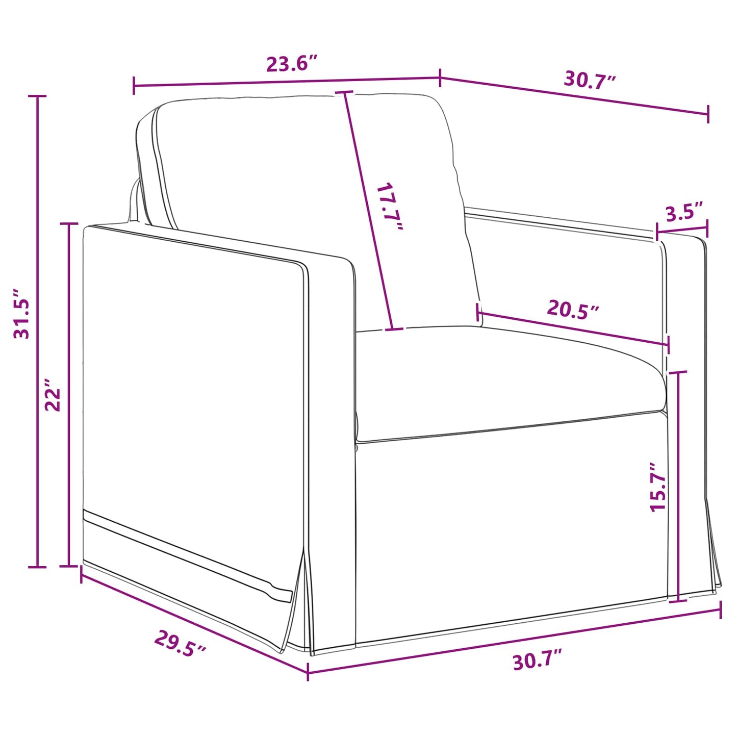 Bank Donkergrijs 78 x 78 x 80 cm Fluweel is nu te koop bij PeponiXL, paradijselijk wonen!
