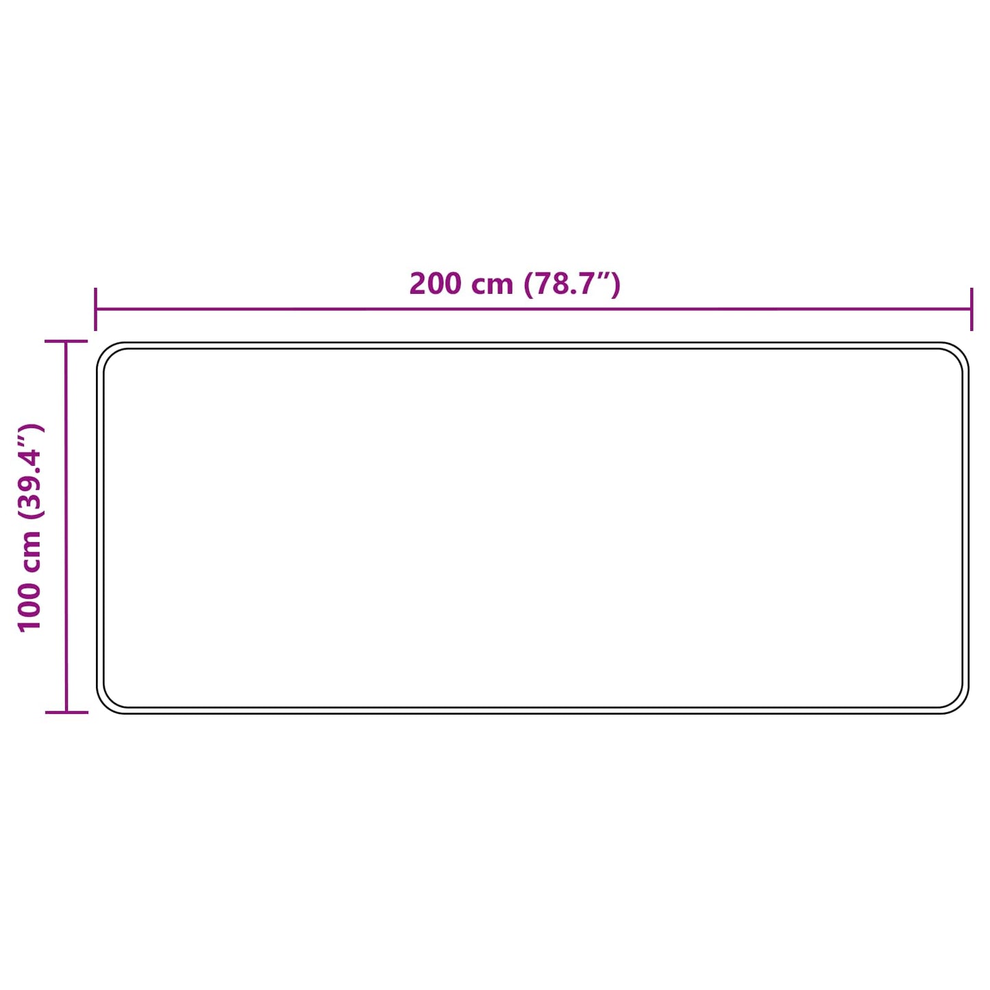 Vloerkleedloper MARSA Zand 100 x 200 cm Polyester en PVC is nu te koop bij PeponiXL, paradijselijk wonen!