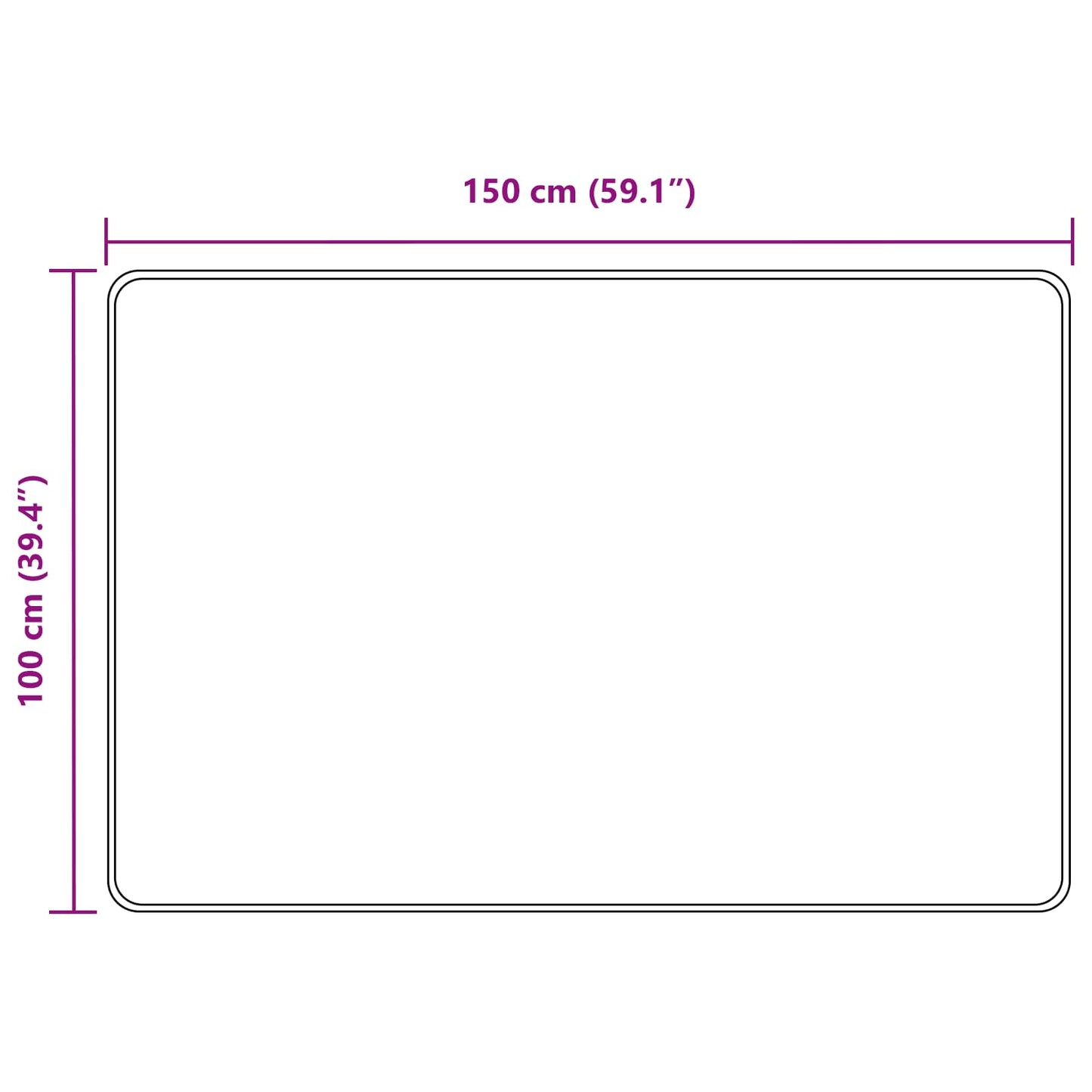 Vloerkleedloper MARSA Grijs 100 x 150 cm Polyester en PVC is nu te koop bij PeponiXL, paradijselijk wonen!