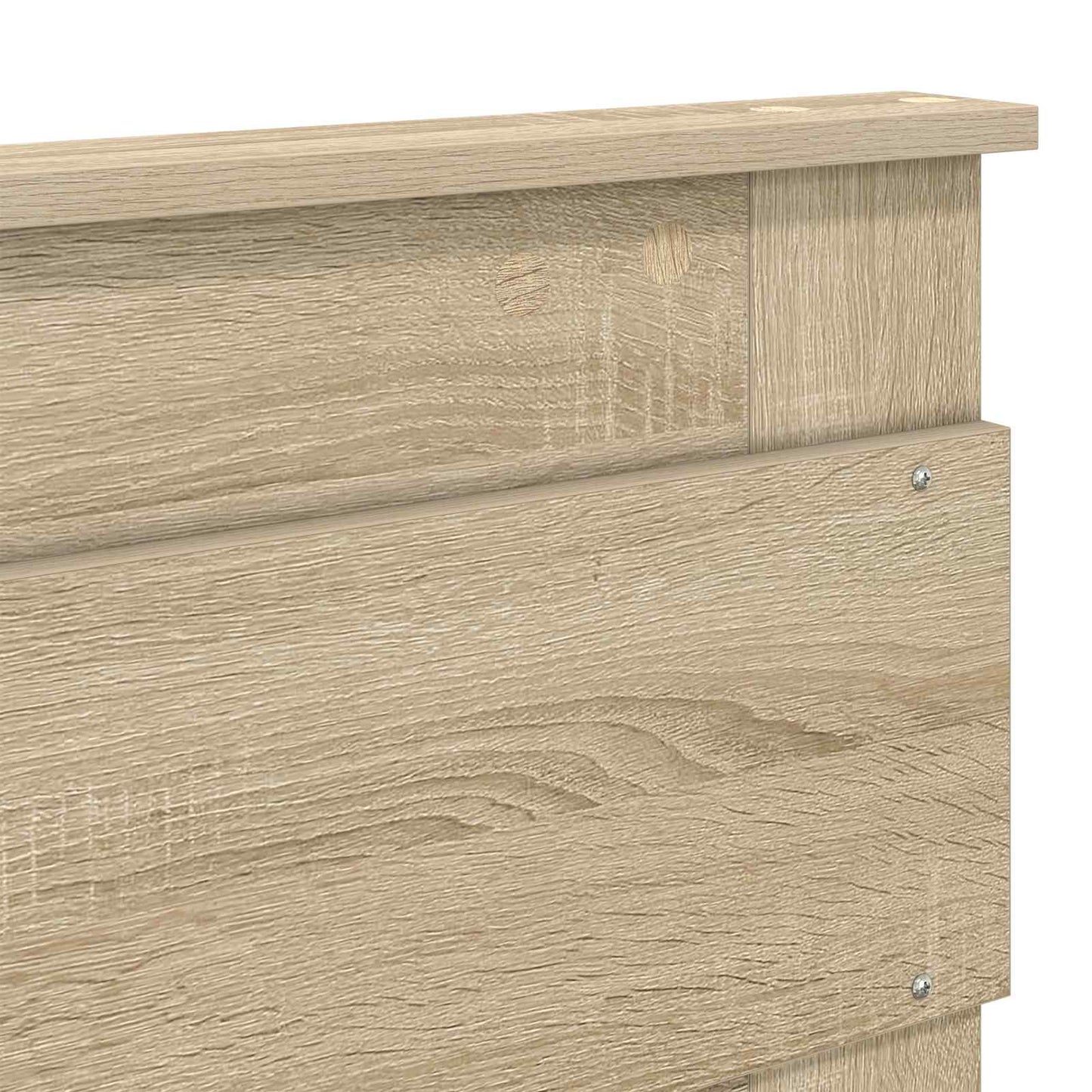 Bedframe met hoofdeinde Sonoma 160 x 200 cm Massief grenenhout is nu te koop bij PeponiXL, paradijselijk wonen!