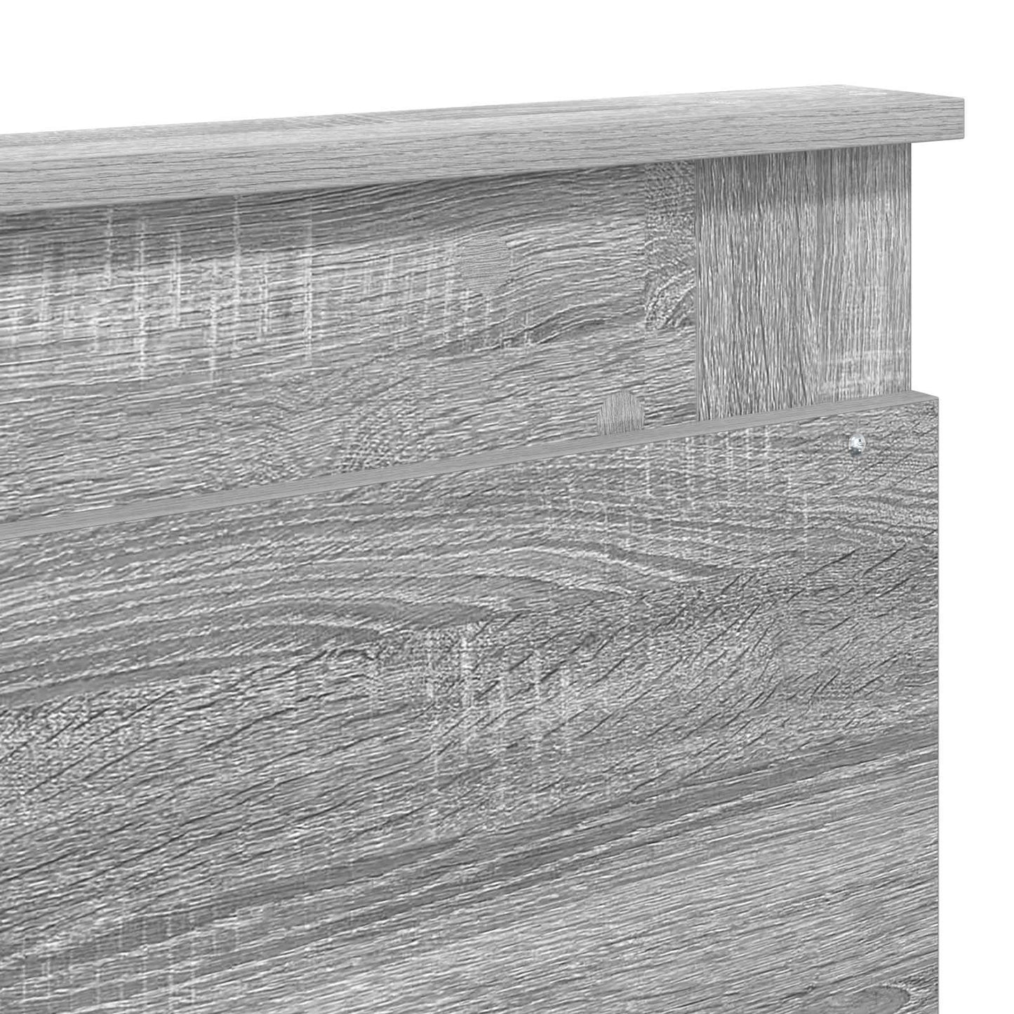 Bedframe Grijs Sonoma 200 x 200 cm Massief grenenhout is nu te koop bij PeponiXL, paradijselijk wonen!