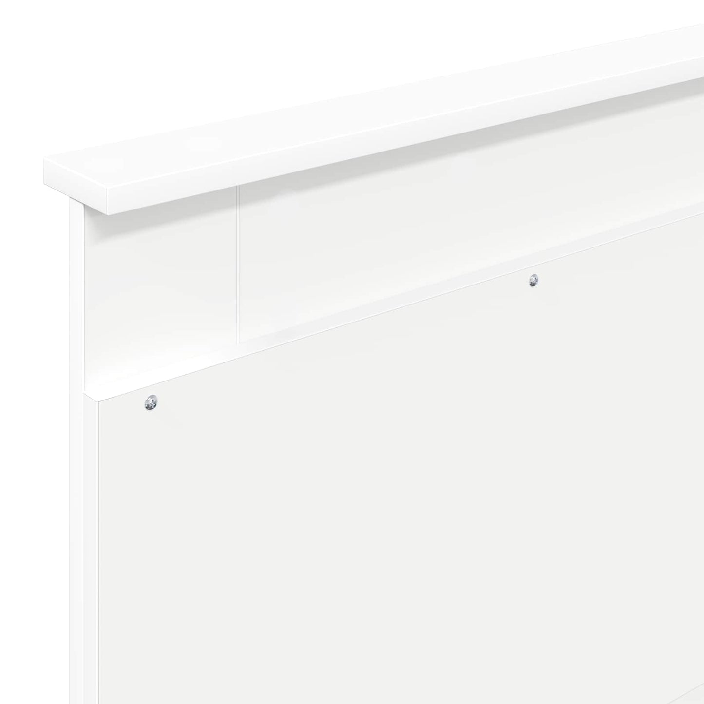 Bedframe met hoofdeinde Wit 100 x 200 cm Massief grenenhout is nu te koop bij PeponiXL, paradijselijk wonen!