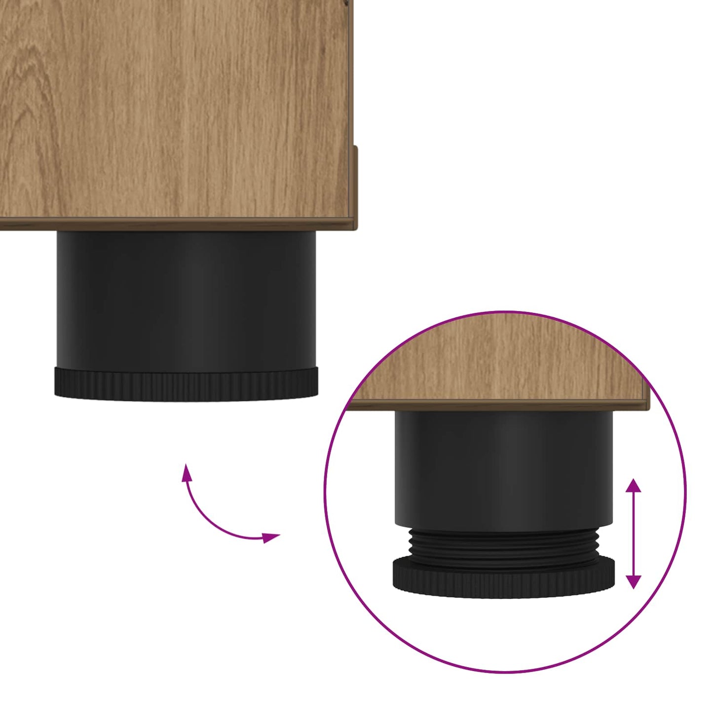 Halbank met kussen met plank Artisan Eik 80 x 38 x 46 cm is nu te koop bij PeponiXL, paradijselijk wonen!