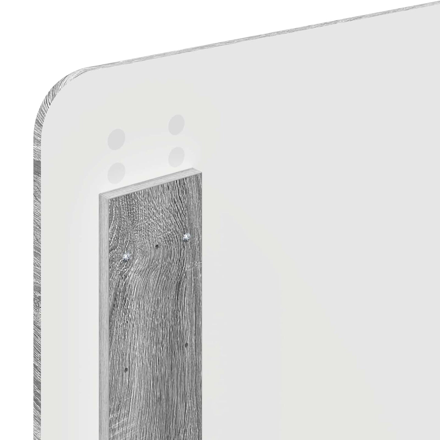 Bedframe met hoofdeinde Grijs Sonoma 75 x 190 cm Bewerkt hout is nu te koop bij PeponiXL, paradijselijk wonen!