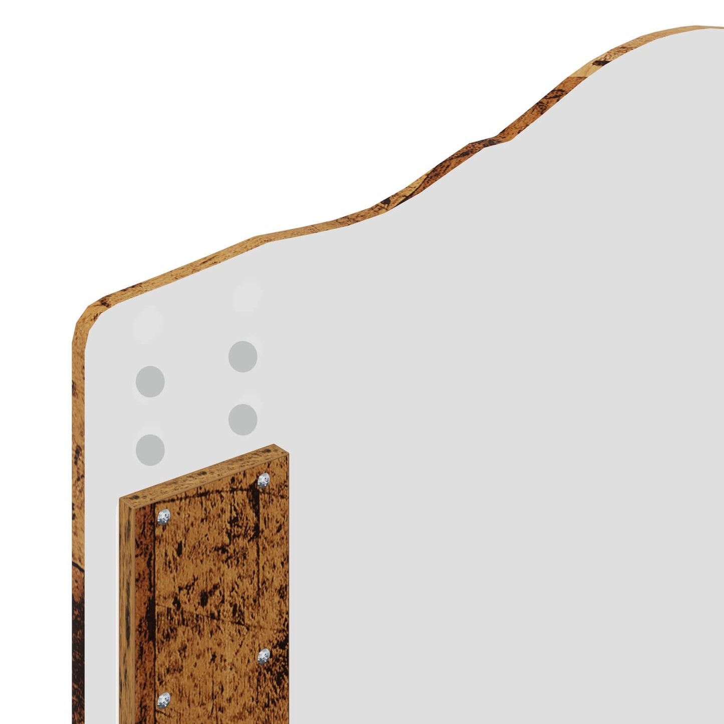 Bedframe met hoofdeinde Oudhout 90 x 200 cm Massief grenenhout is nu te koop bij PeponiXL, paradijselijk wonen!
