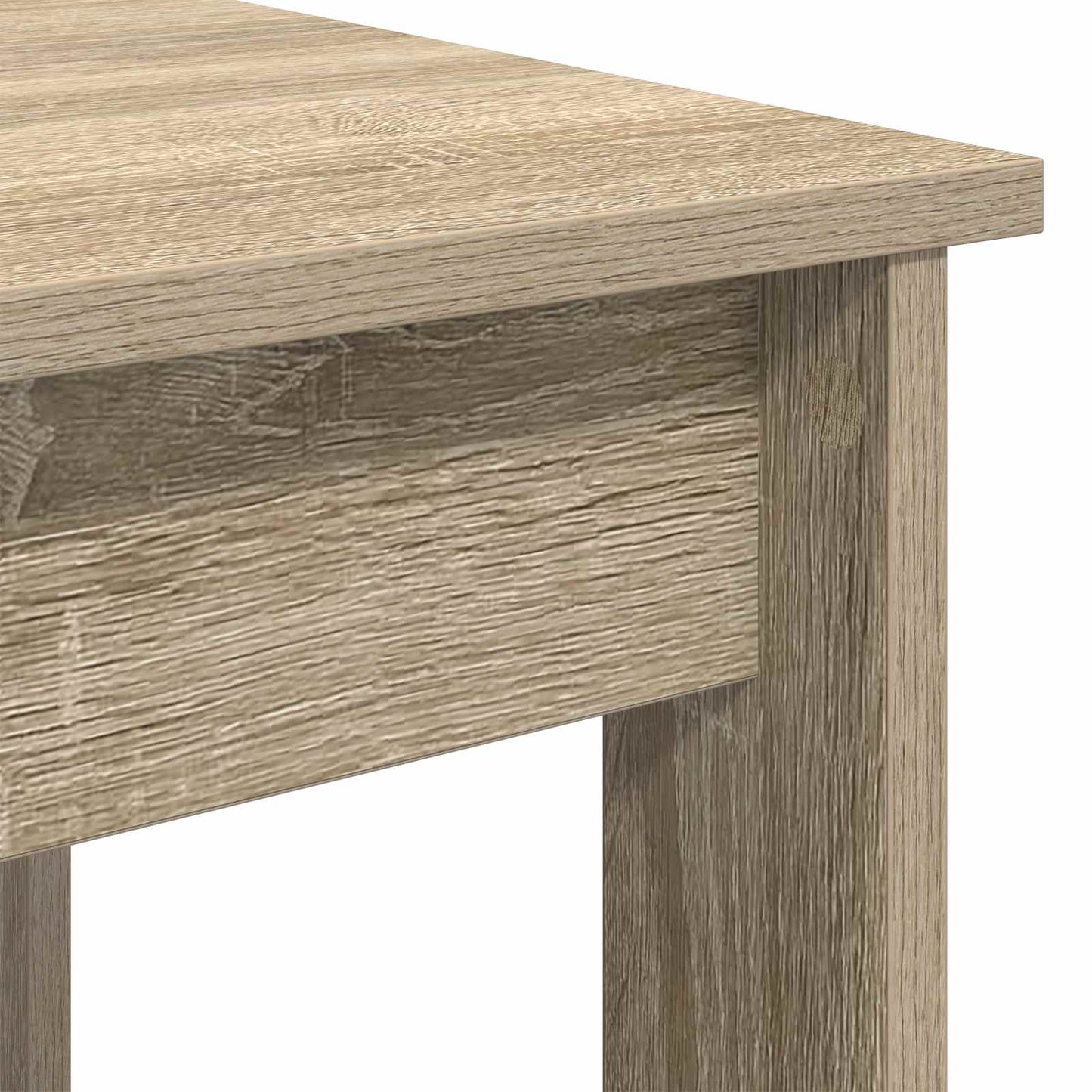 Koffietafel Set 2 pcs Sonoma Eiken Bewerkt hout is nu te koop bij PeponiXL, paradijselijk wonen!