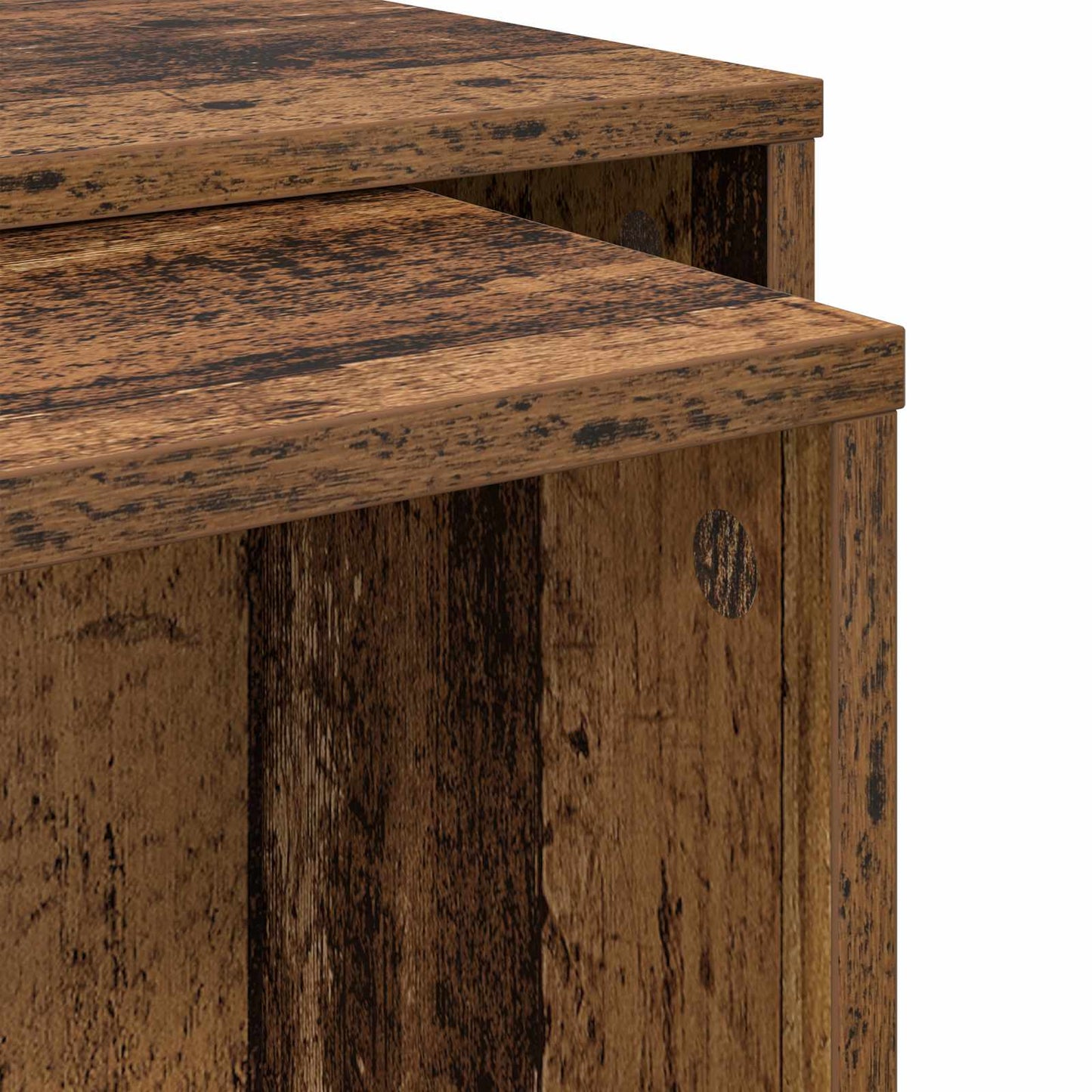 Koffietafel Set 2 pcs Oudhout Bewerkt hout is nu te koop bij PeponiXL, paradijselijk wonen!