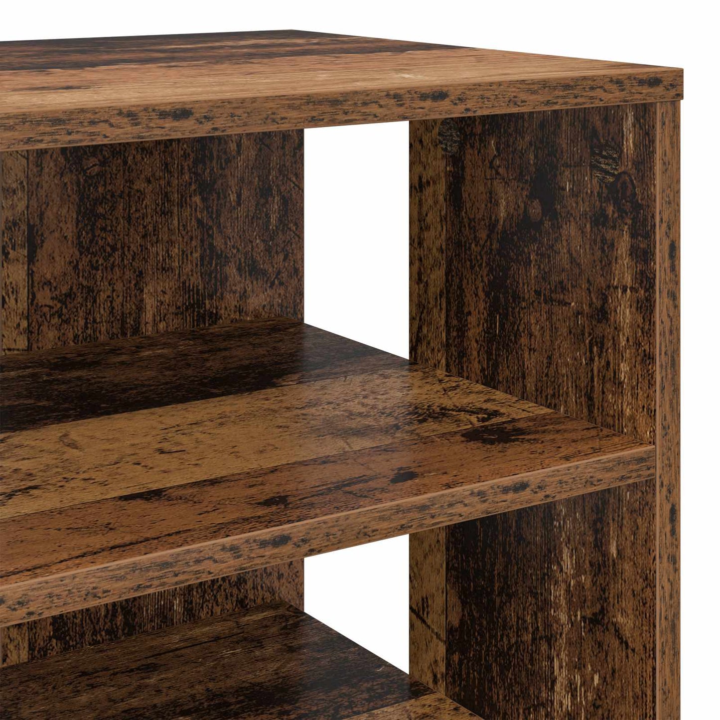 Schoenenkast met plank met opslag 2 pcs Oudhout Bewerkt hout is nu te koop bij PeponiXL, paradijselijk wonen!