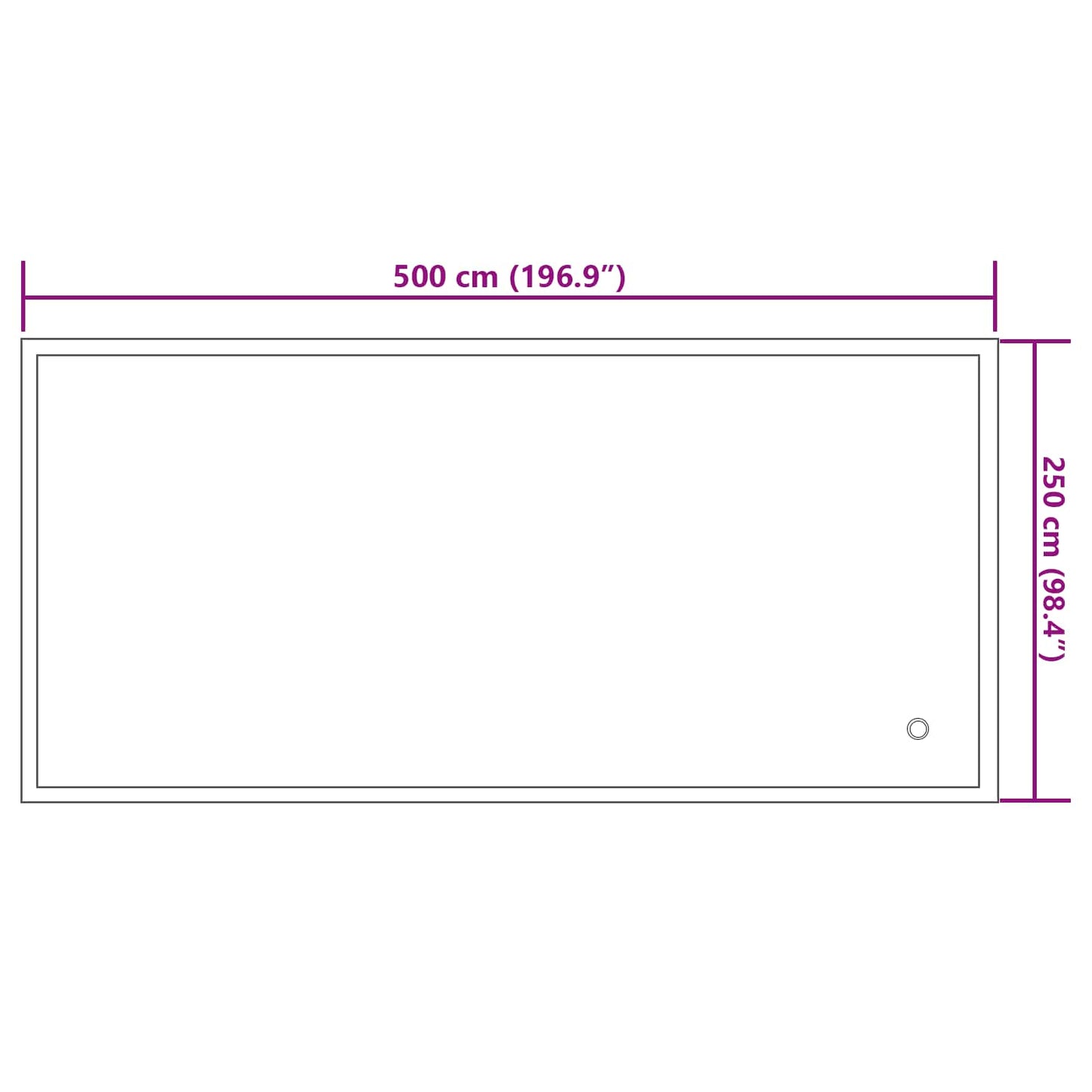 Winter Pool Kussen Blauw 460 x 230 x 160 cm PVC is nu te koop bij PeponiXL, paradijselijk wonen!