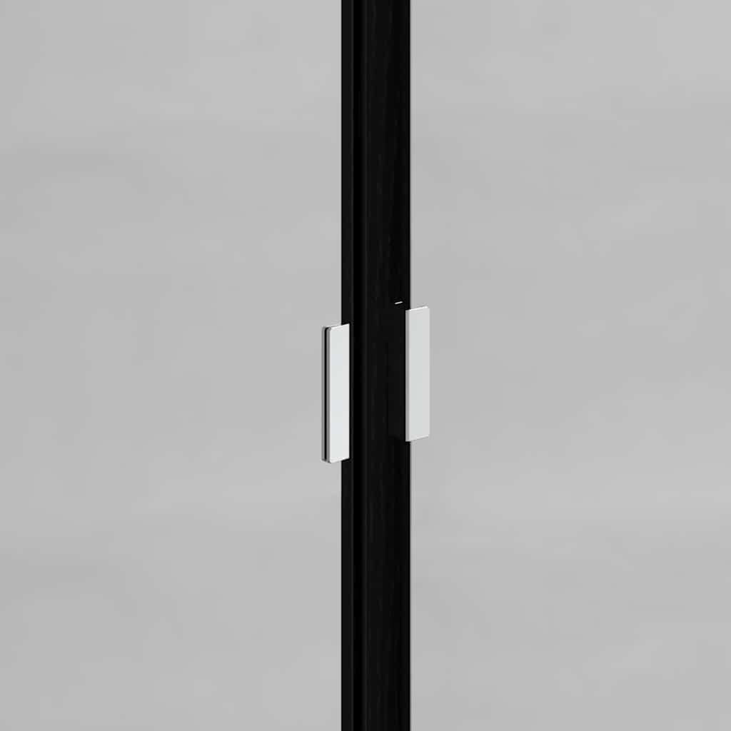 Badkamerkastenset met plank 2 stuks Zwart Eiken Bewerkt hout is nu te koop bij PeponiXL, paradijselijk wonen!