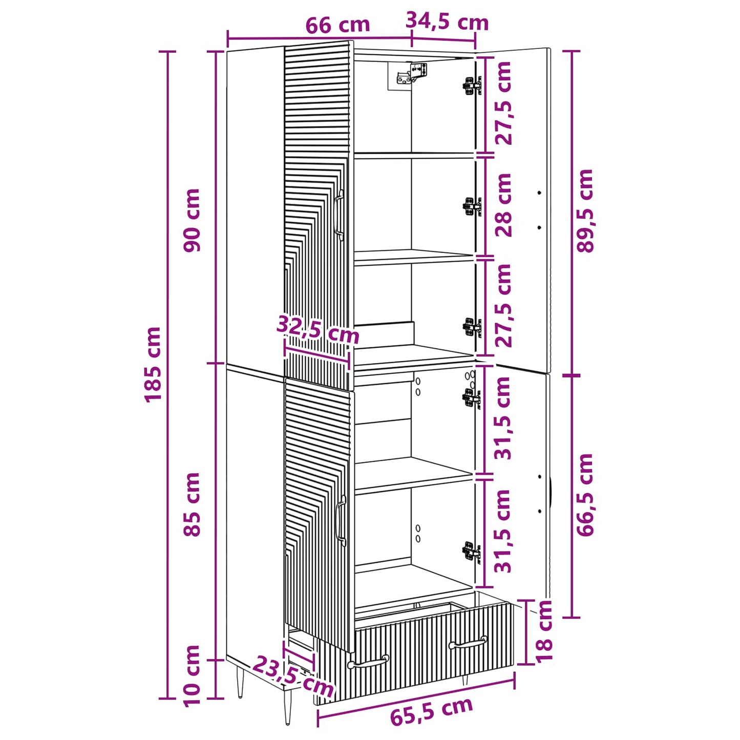 Kastenset 2 st Bewerkt hout is nu te koop bij PeponiXL, paradijselijk wonen!