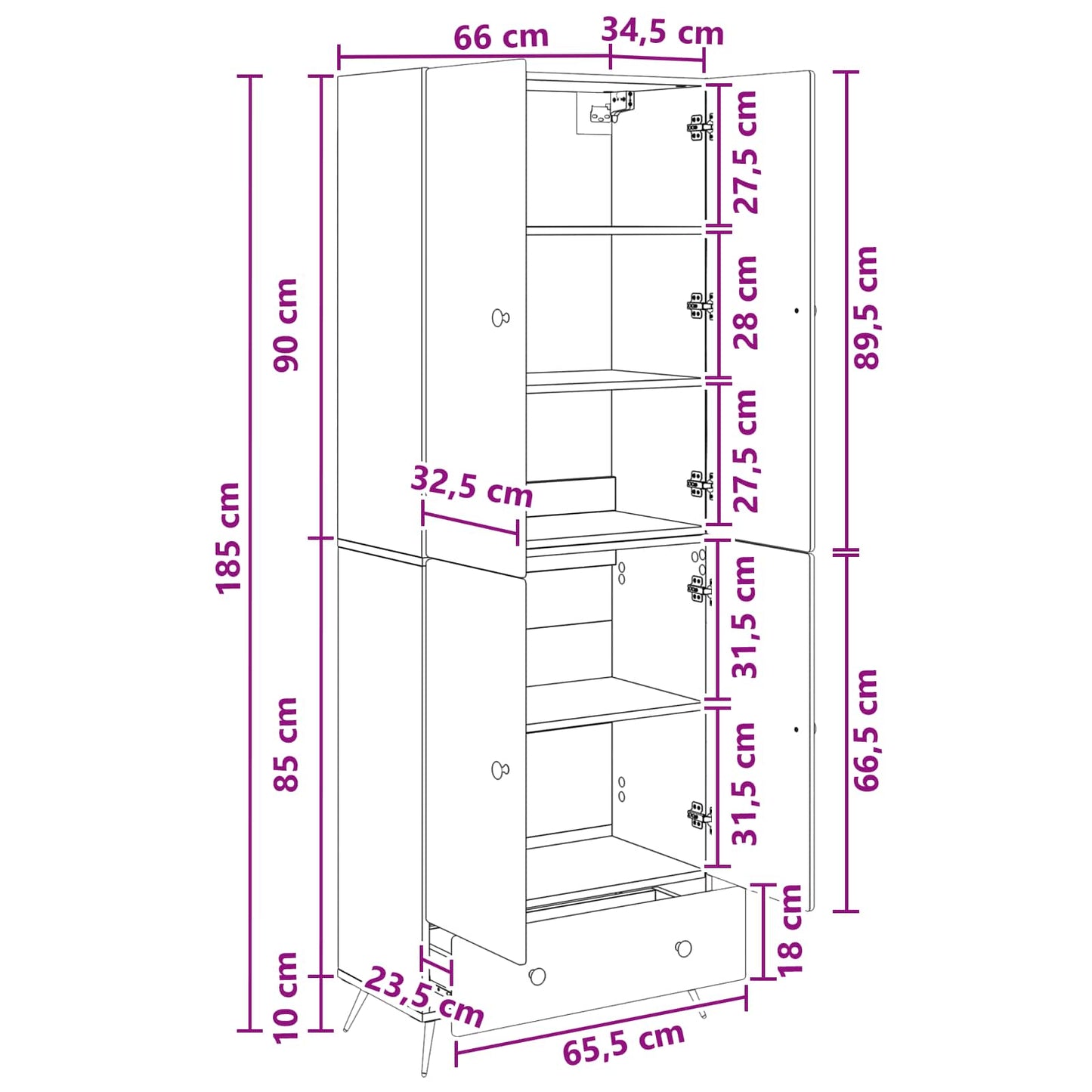 Kastenset 2 st Artisanaal eiken Bewerkt hout is nu te koop bij PeponiXL, paradijselijk wonen!
