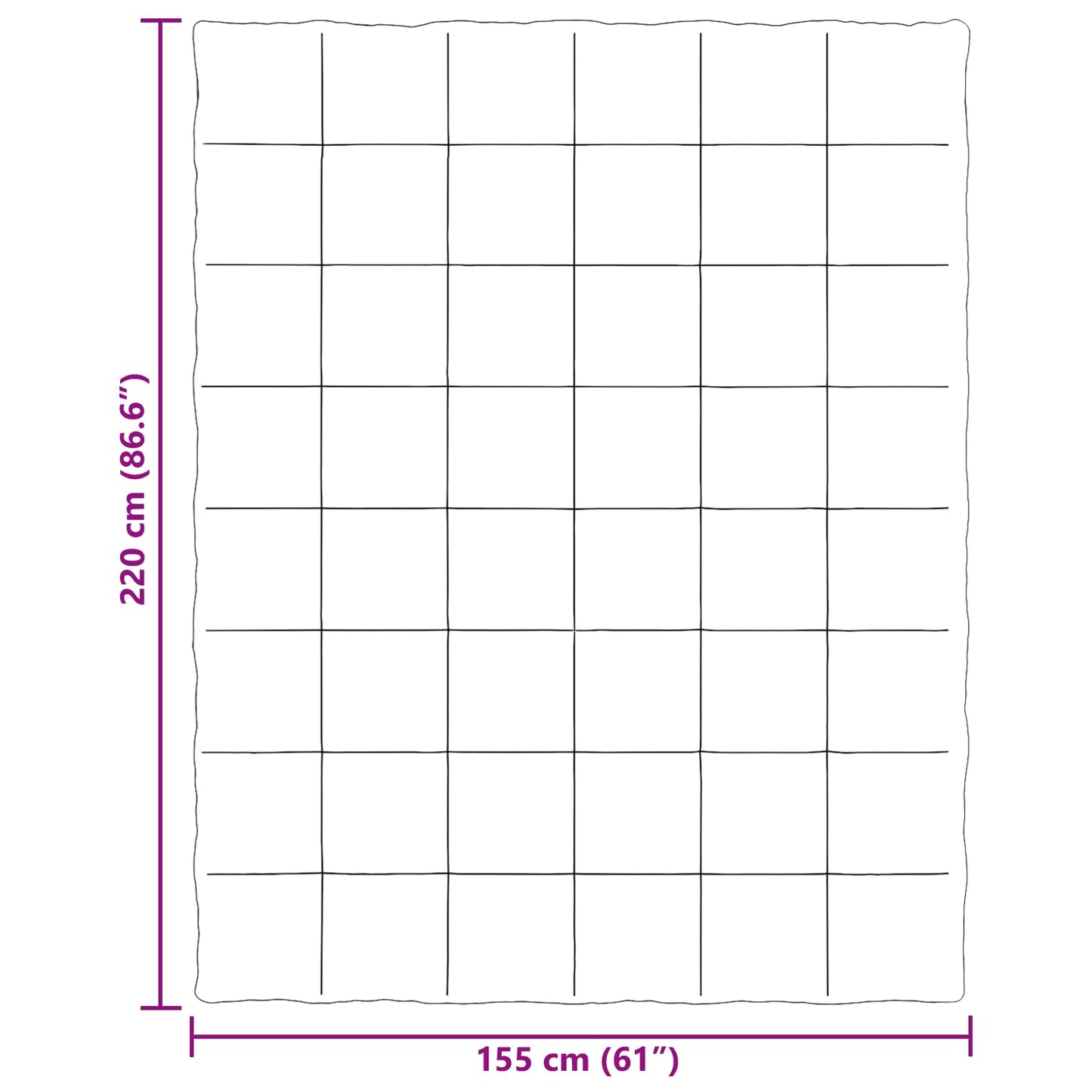 Vol jaar dekbed Gekwilt Zwart 155 x 220 cm Microfiber is nu te koop bij PeponiXL, paradijselijk wonen!