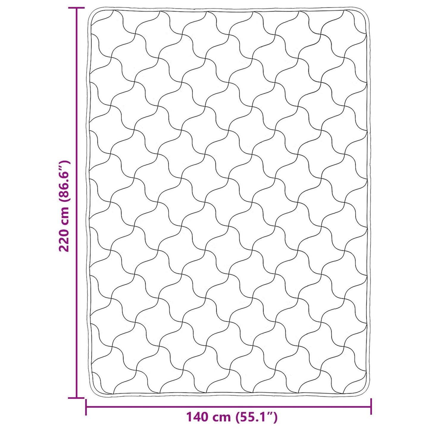 Vol jaar dekbed Roze 140 x 220 cm Microfiber en Teddy fleece is nu te koop bij PeponiXL, paradijselijk wonen!