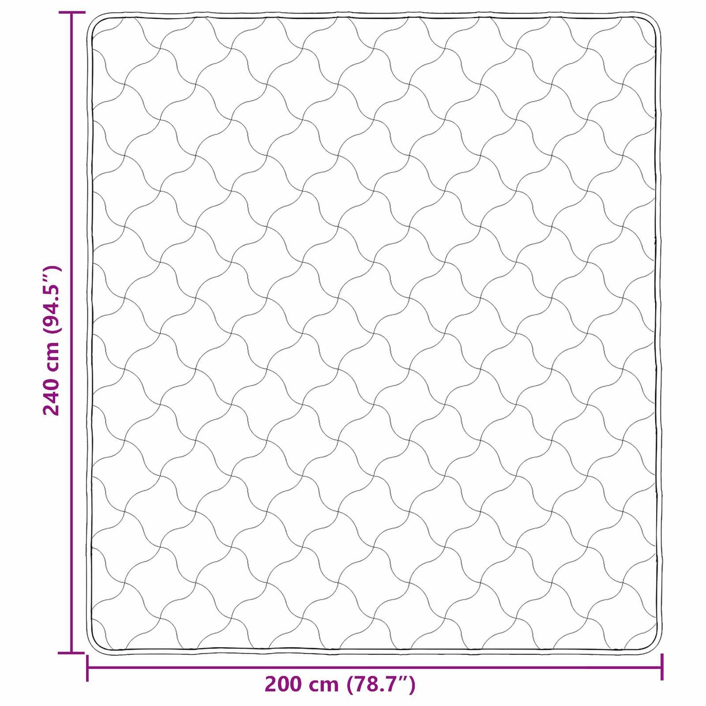 Winter Dekbed Gekwilt Antraciet 200 x 240 cm is nu te koop bij PeponiXL, paradijselijk wonen!