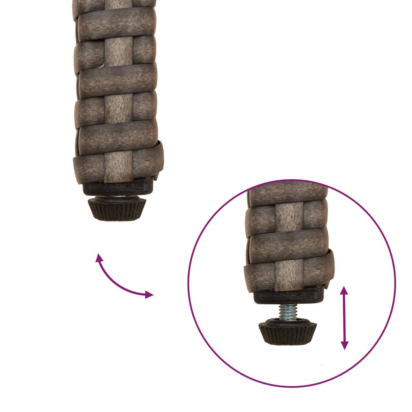 Tuinstoelen 2 pcs Grijs en Donkergrijs Poly rattan en acacia is nu te koop bij PeponiXL, paradijselijk wonen!
