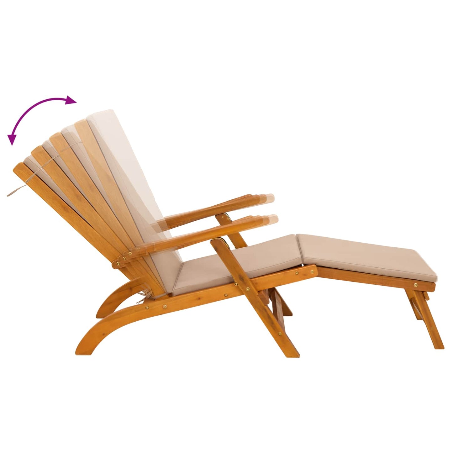 Ligstoelkentingen en opvouwbare zonnebader 2 pcs is nu te koop bij PeponiXL, paradijselijk wonen!