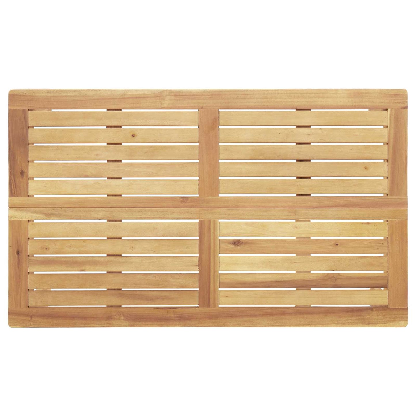 Bankstel met kussen Effen 5 pcs Antraciet Massief Acaciahout