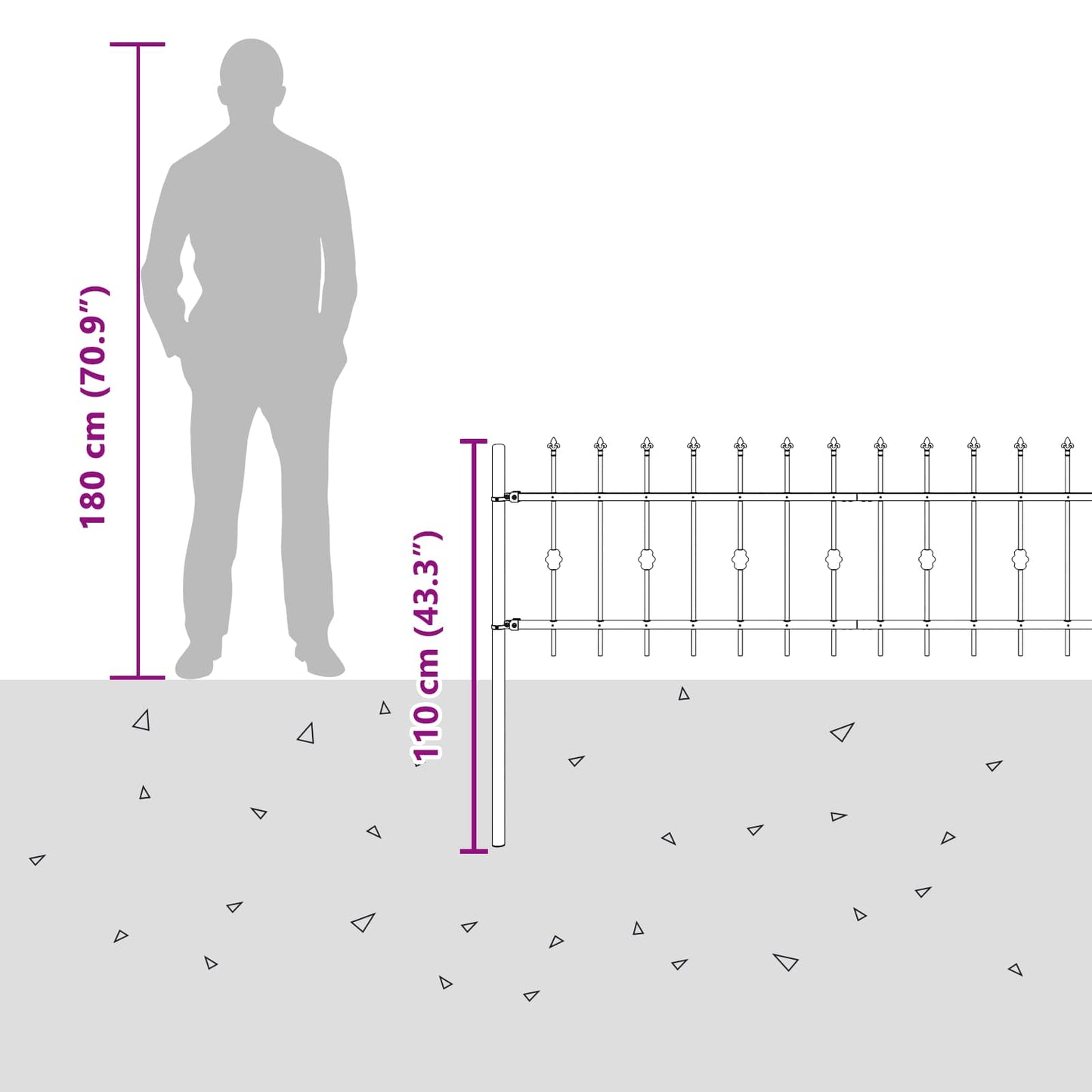 Spike Fence Asten Zwart is nu te koop bij PeponiXL, paradijselijk wonen!