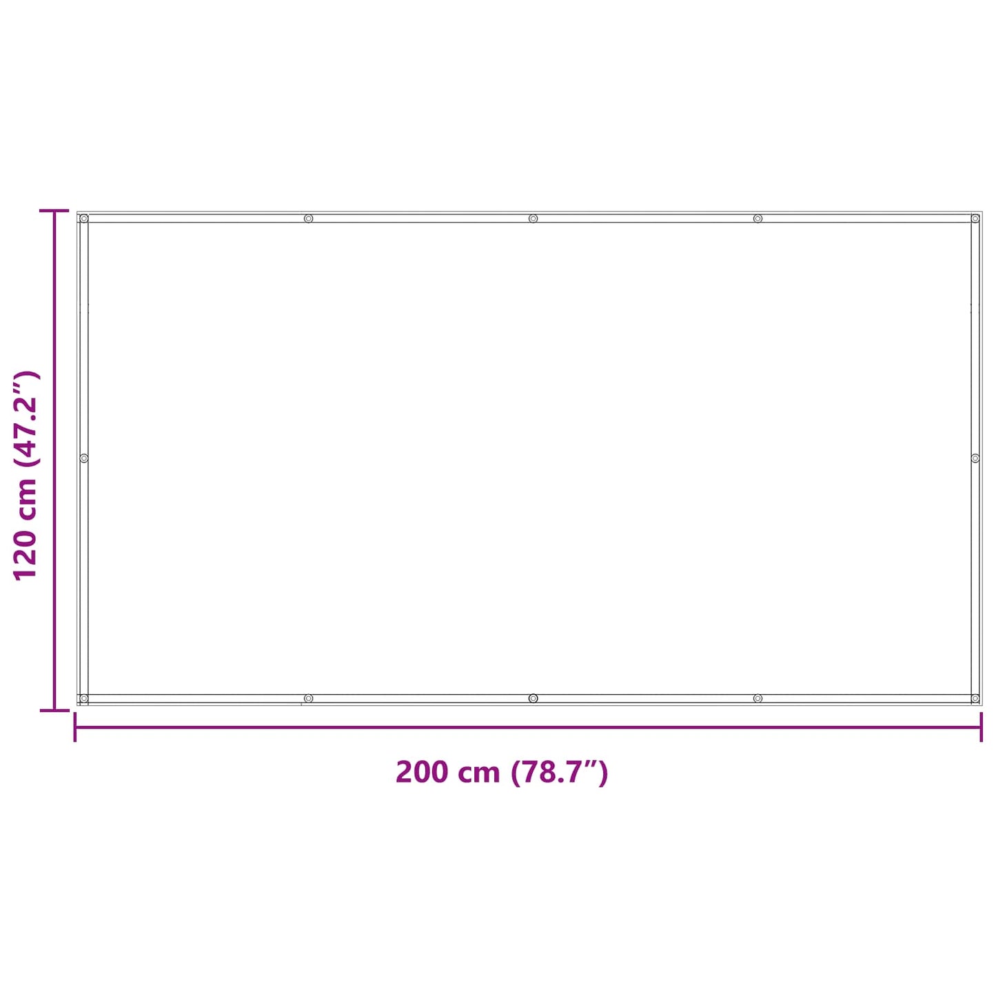 Balkon Scherm Zand 120 x 200 cm Oxford Stof is nu te koop bij PeponiXL, paradijselijk wonen!