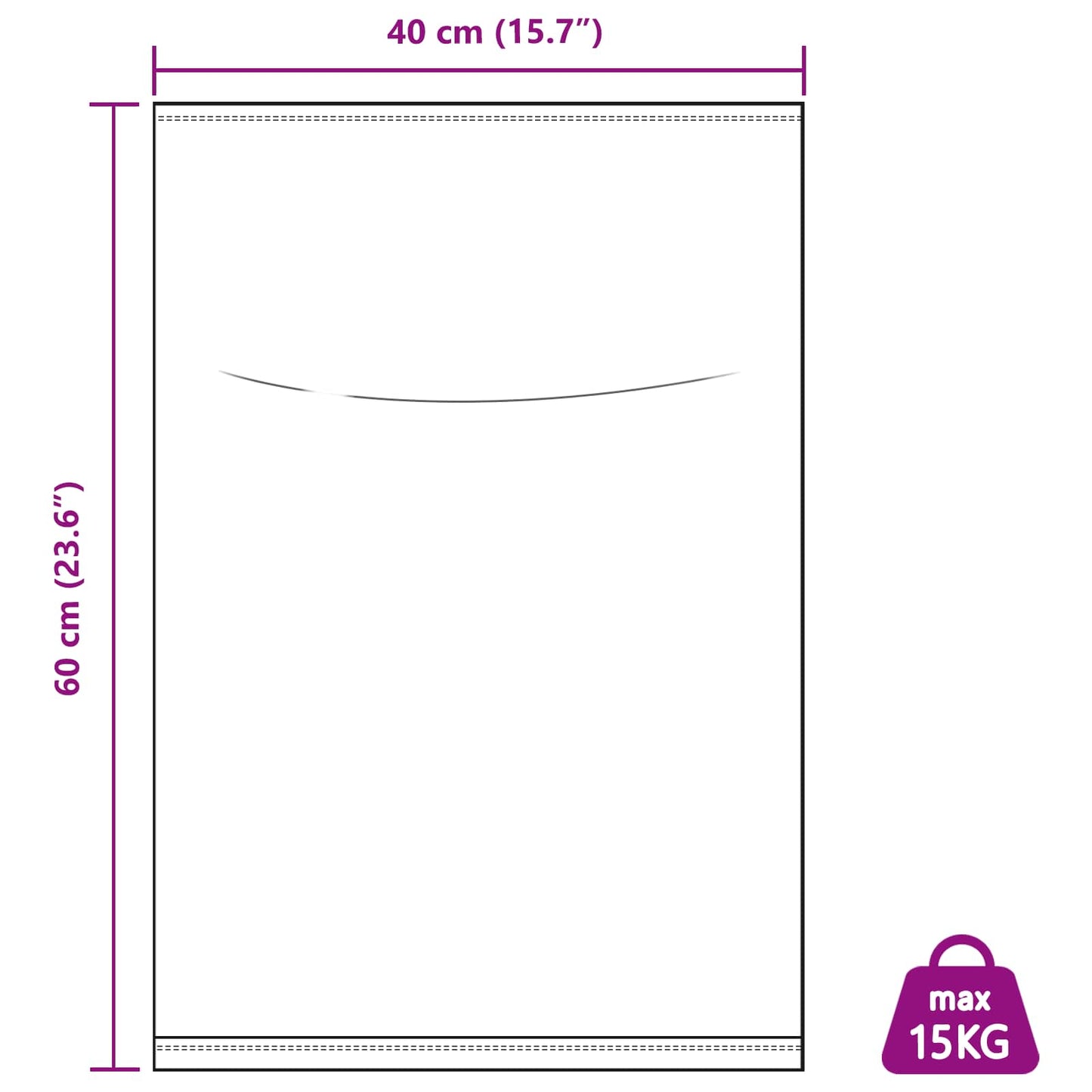 Geweven zakken 10 pcs Wit 40 x 60 cm PP is nu te koop bij PeponiXL, paradijselijk wonen!