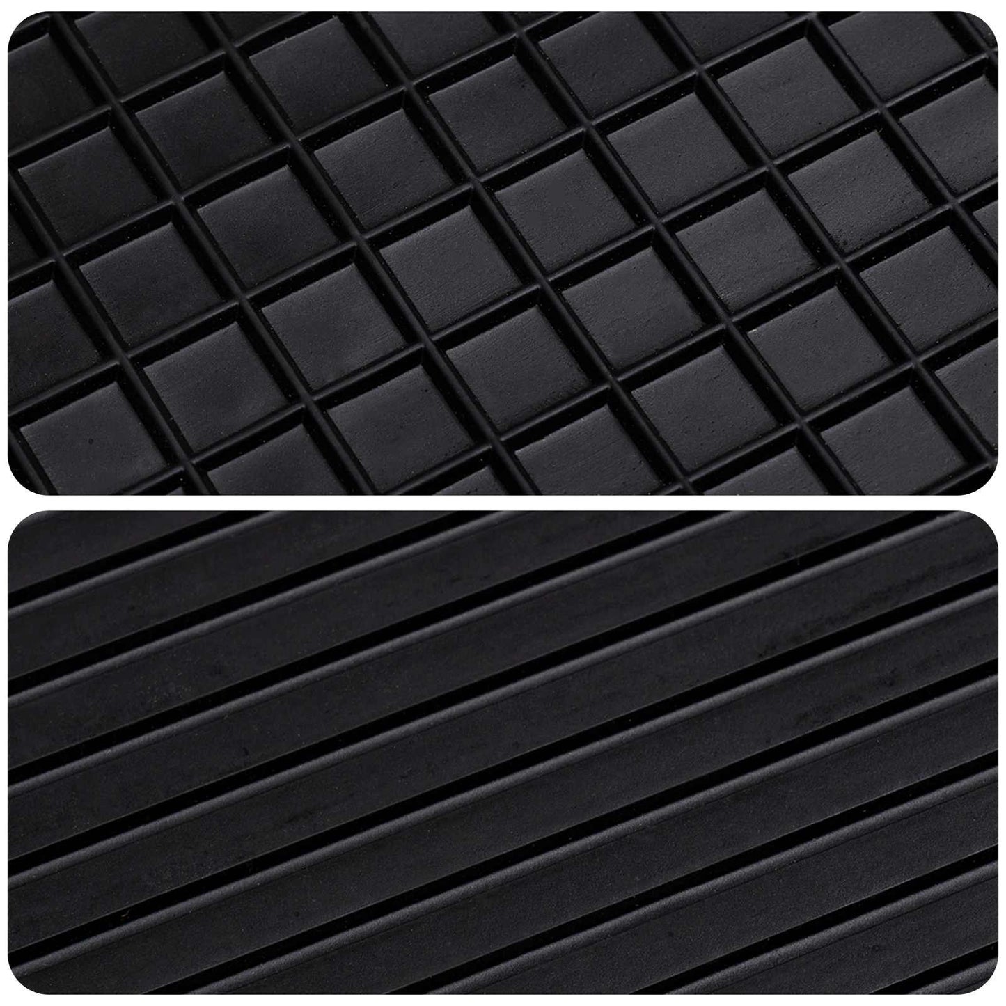 Autobodemmat Zwart geschikt voor CITROEN JUMPER 2006- Rubber