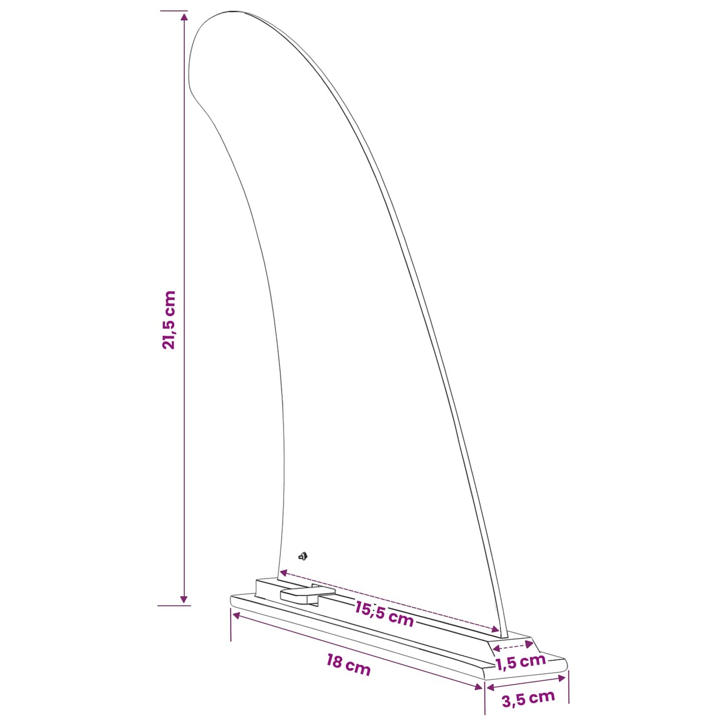 SUP Vin 3,5 x 18 x 21,5 cm Nylon Zwart is nu te koop bij PeponiXL, paradijselijk wonen!